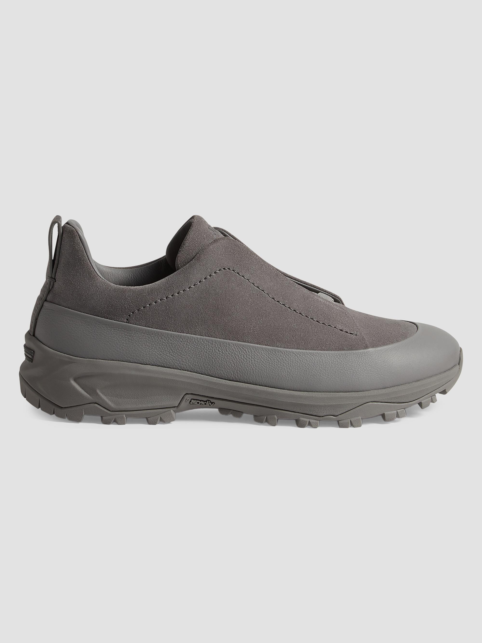 ZEGNA Leather Triple Stitch Monte Sneakers | Saks Fifth Avenue