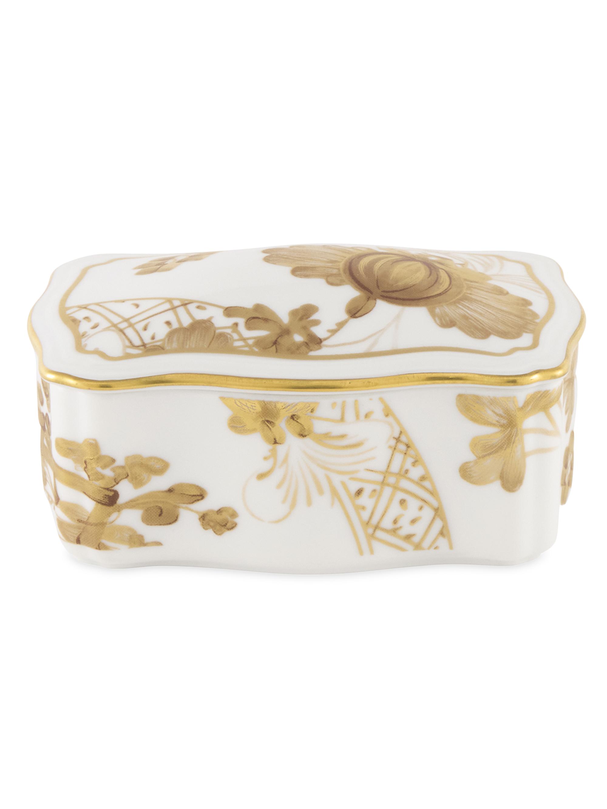 Ginori 1735 Tesori Oriente Italiano Rectangular Lidded Box - White