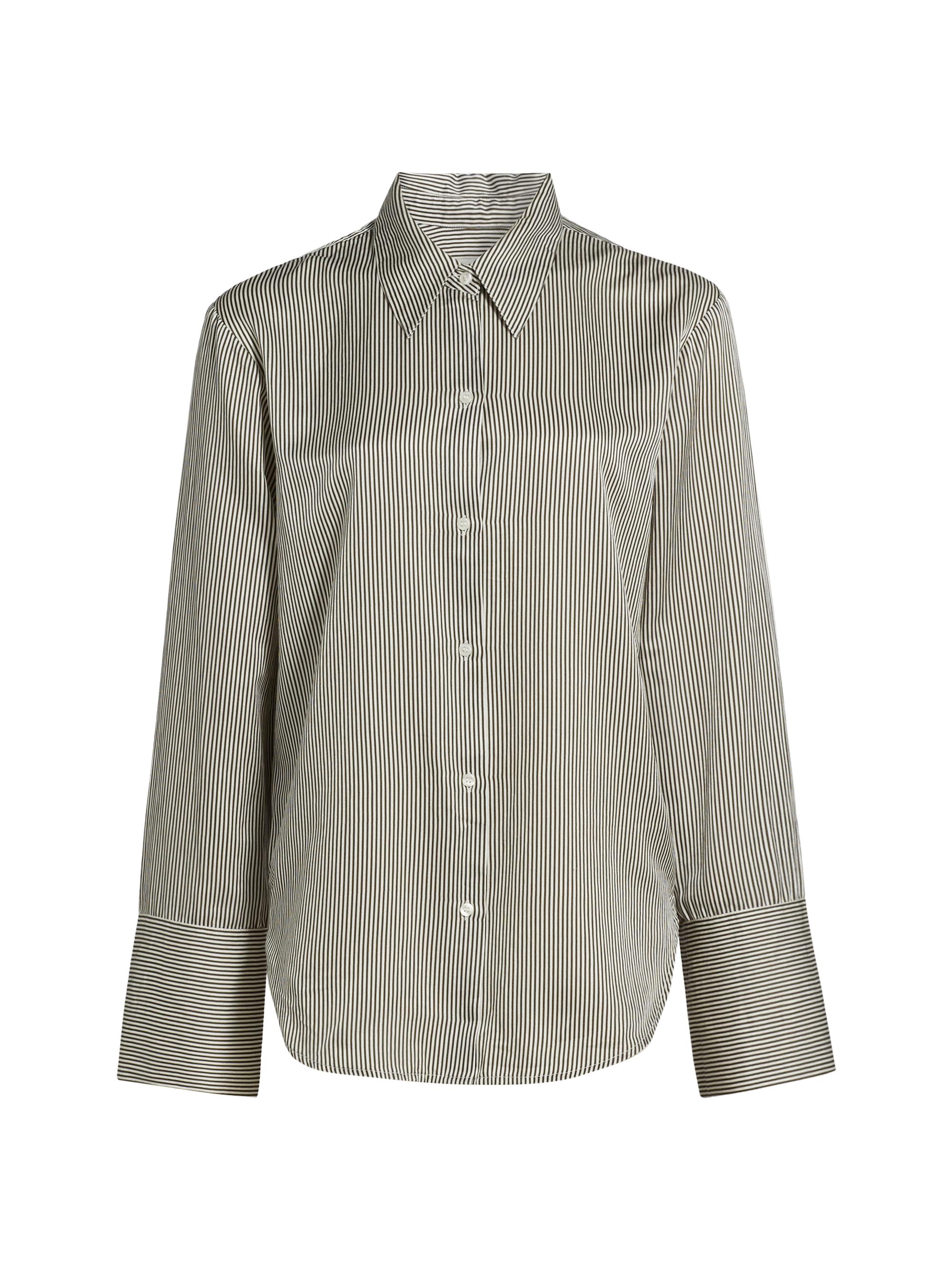 Citizens of Humanity Camilia Striped Cotton-Silk Shirt | Saks