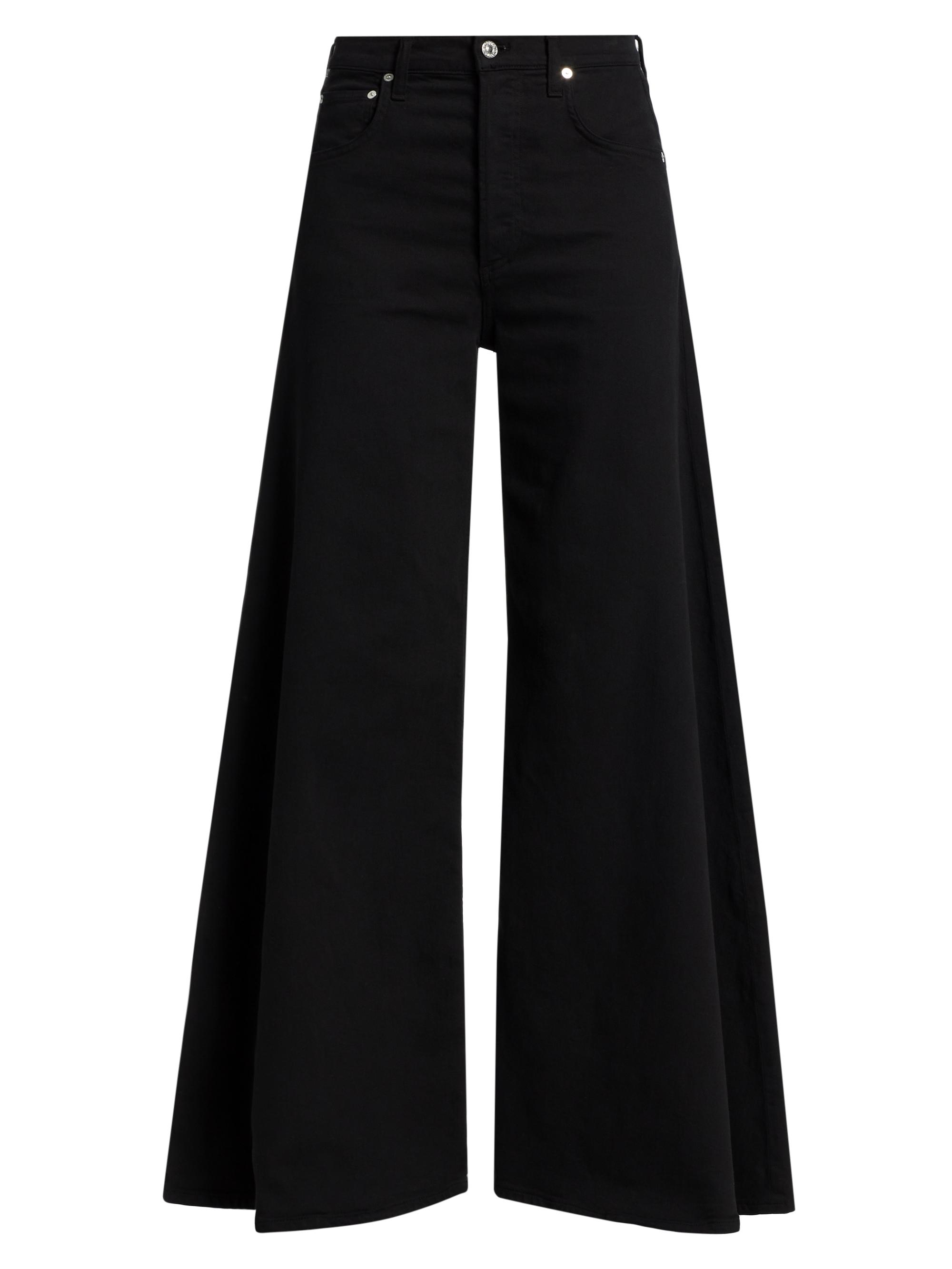 Citizens of Humanity Women's Amari High-Rise Stretch Wide-Leg Jeans - Black Currant