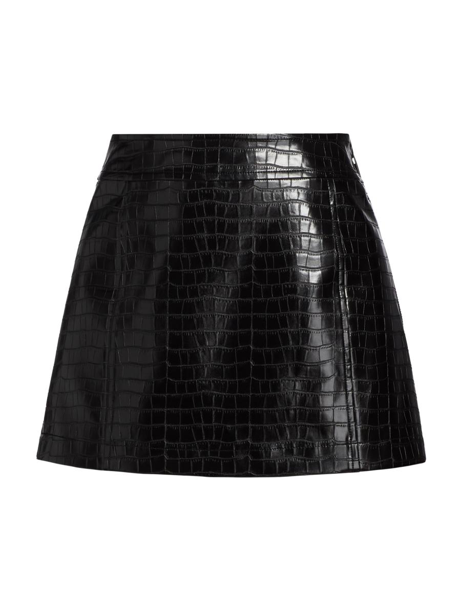 MICHAEL Michael Kors Micro Croc Mini Skirt | Saks Fifth Avenue