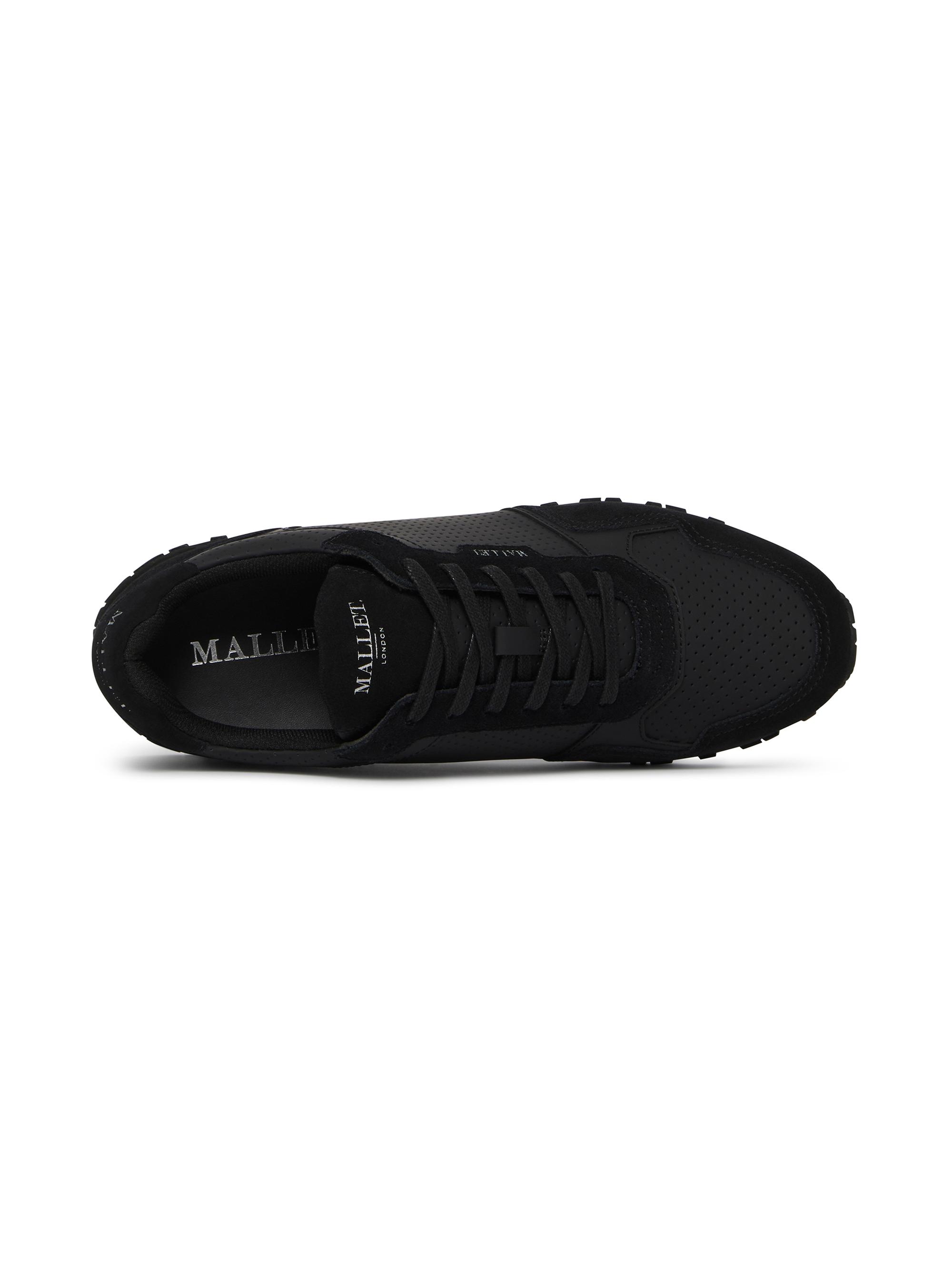Mallet Lowman Perforated Leather Sneakers Saks Fifth Avenue