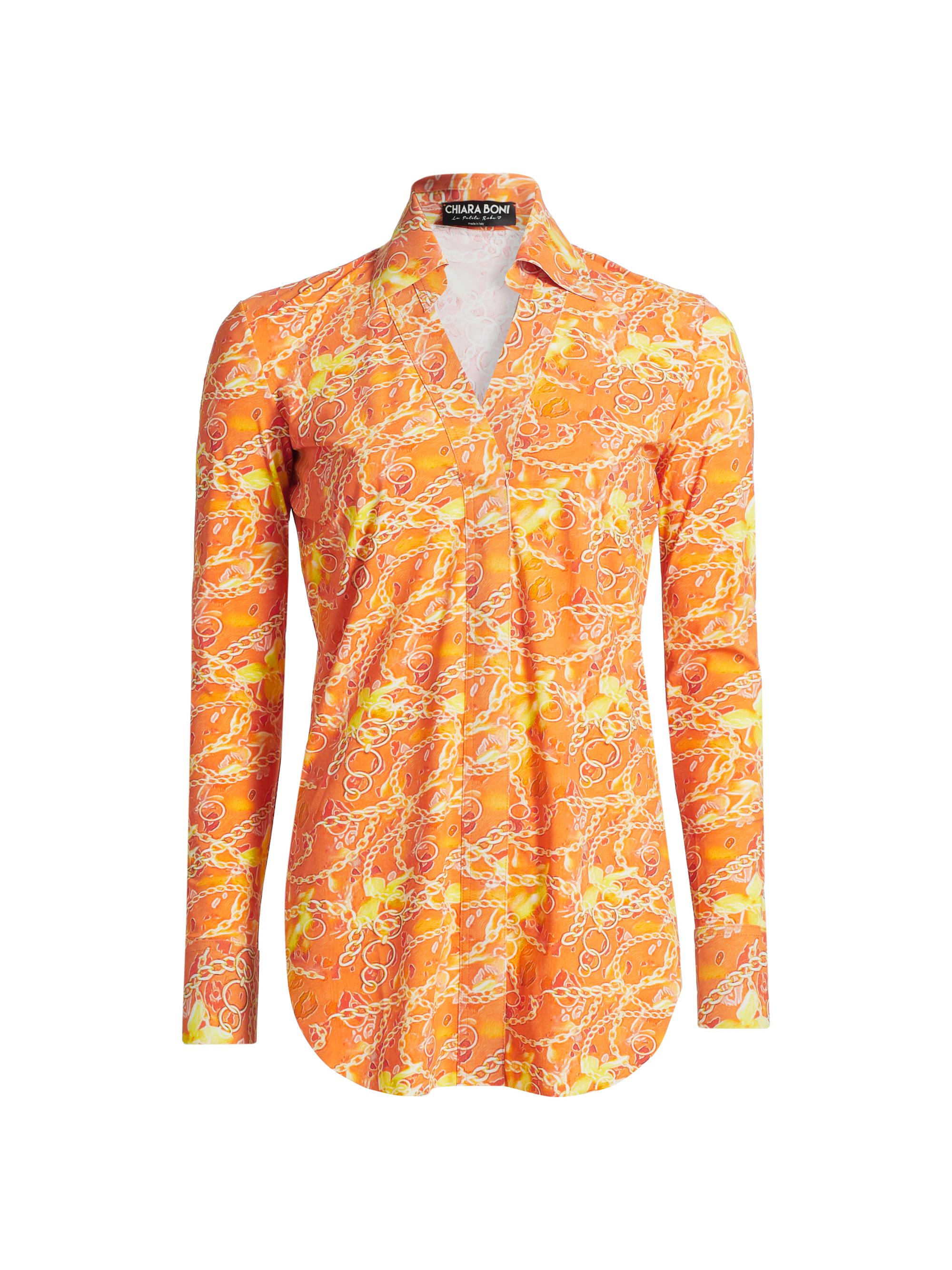 Chiara Boni La Petite Robe Women's Atena Print Shirt - Dijon Print