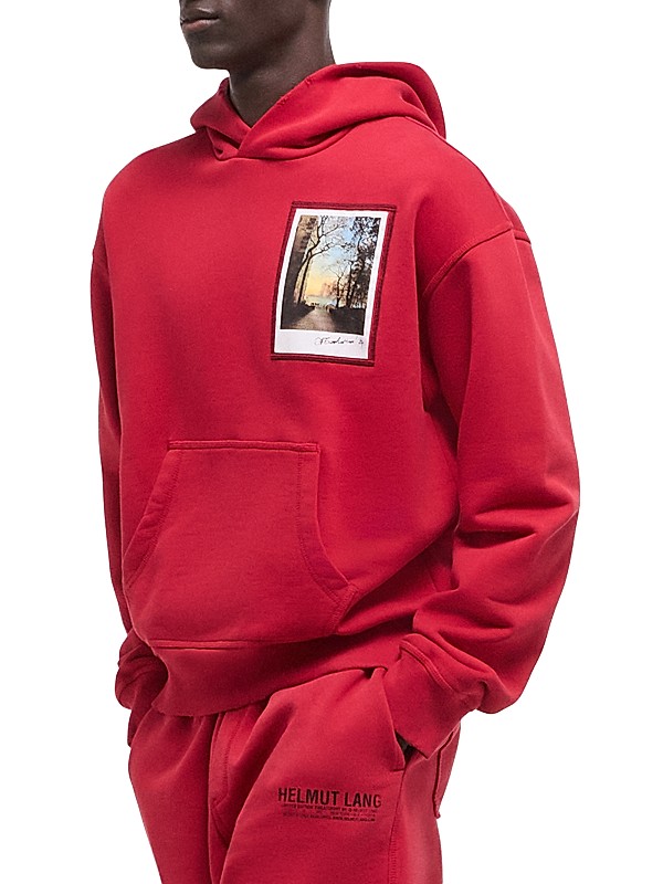 Shop Helmut Lang Postcard Cotton Hoodie | Saks Fifth Avenue Shop Helmut Lang Postcard Cotton Hoodie | Saks Fifth Avenue