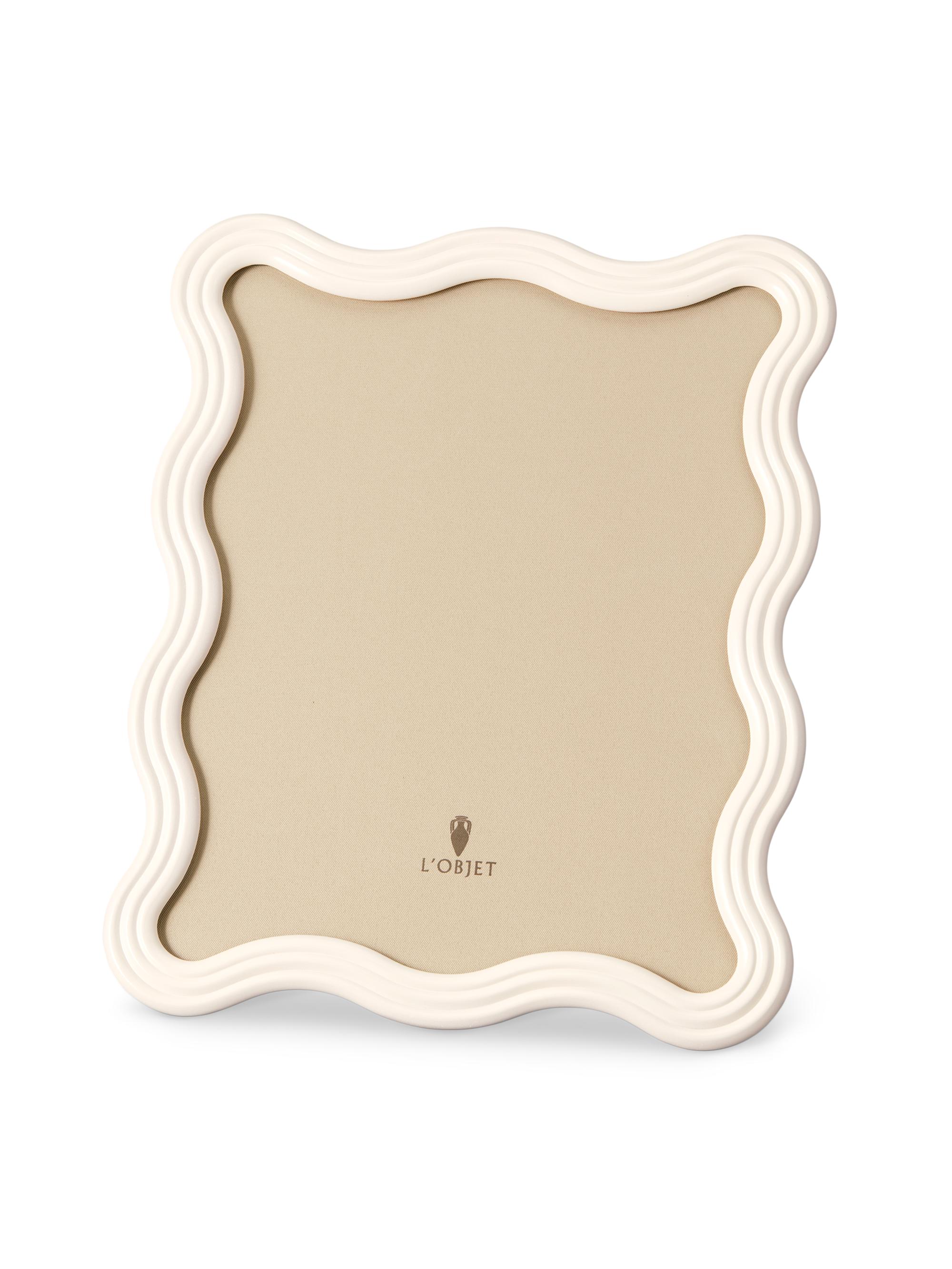 L'Objet Ripple Frame - White 8 x 10