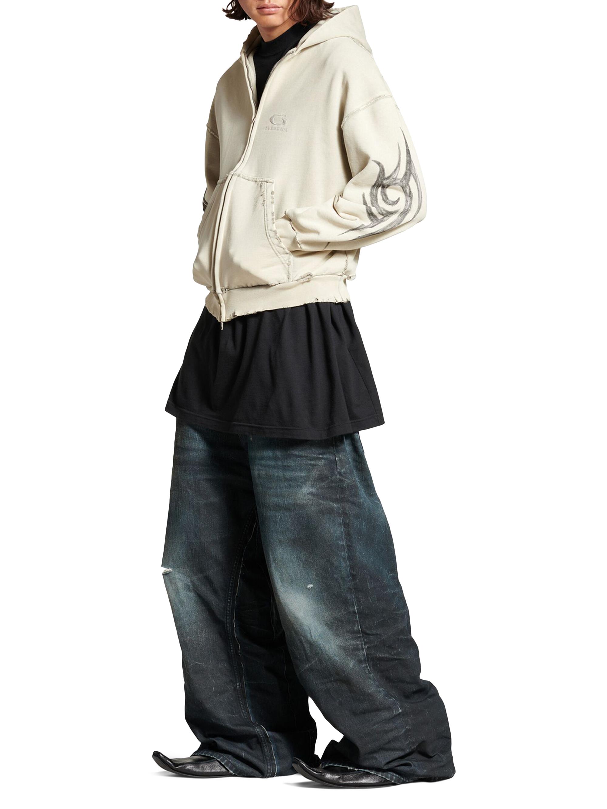 Balenciaga Y2K Zip-Up Hoodie Regular Fit | Saks Fifth Avenue