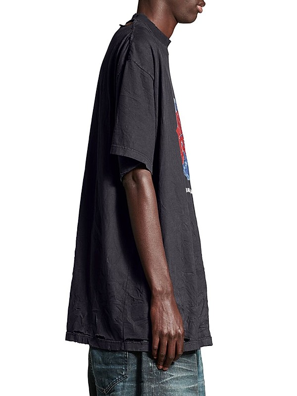 Shop Balenciaga Planet Earth T-Shirt Oversized | Saks Fifth Shop Balenciaga Planet Earth T-Shirt Oversized | Saks Fifth