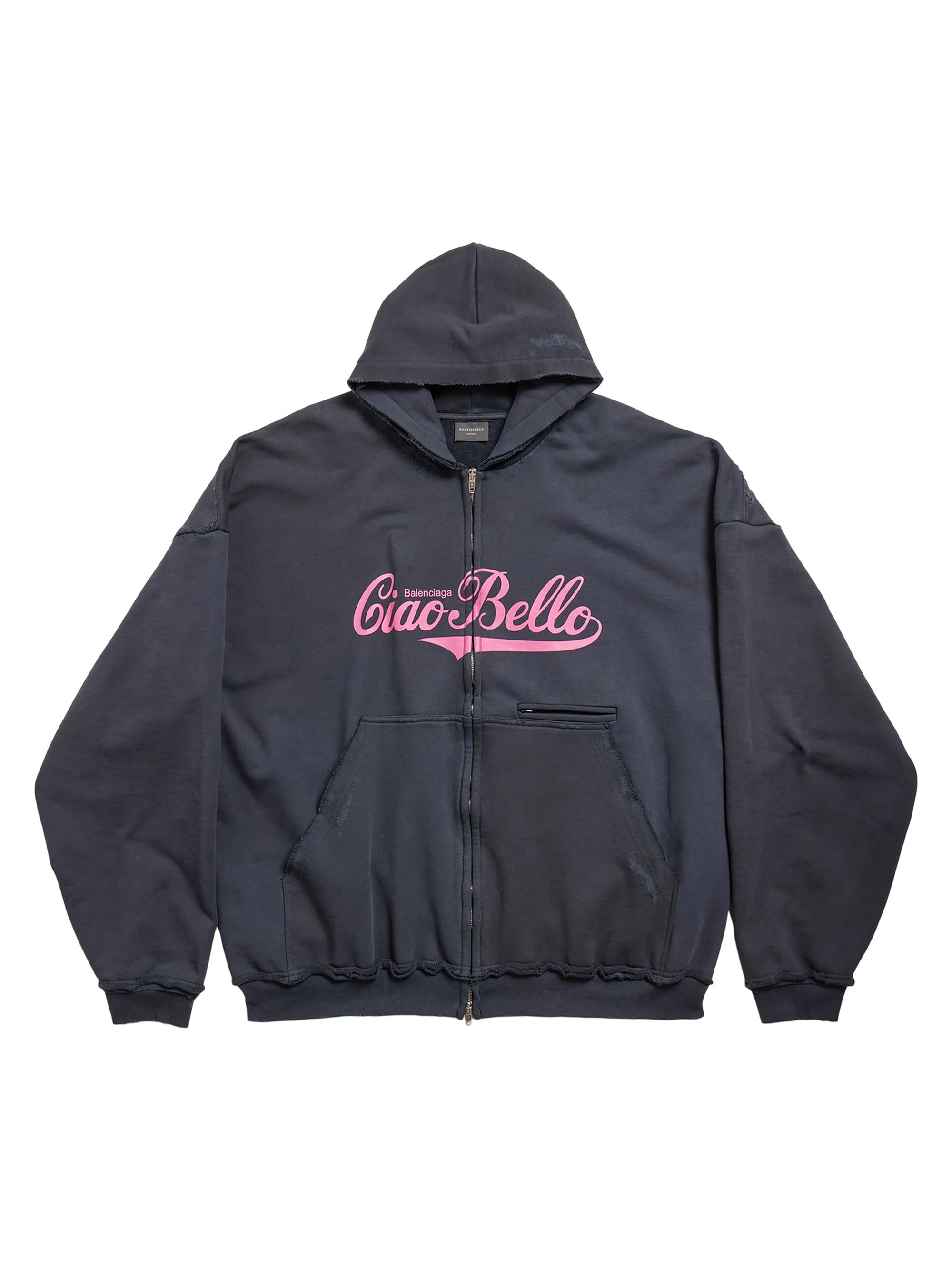 【美品】Balenciaga Ciao Bello Pulled Hoodie Balenciaga Ciao Bello Pulled Hoodie Large Fit | Saks Fifth