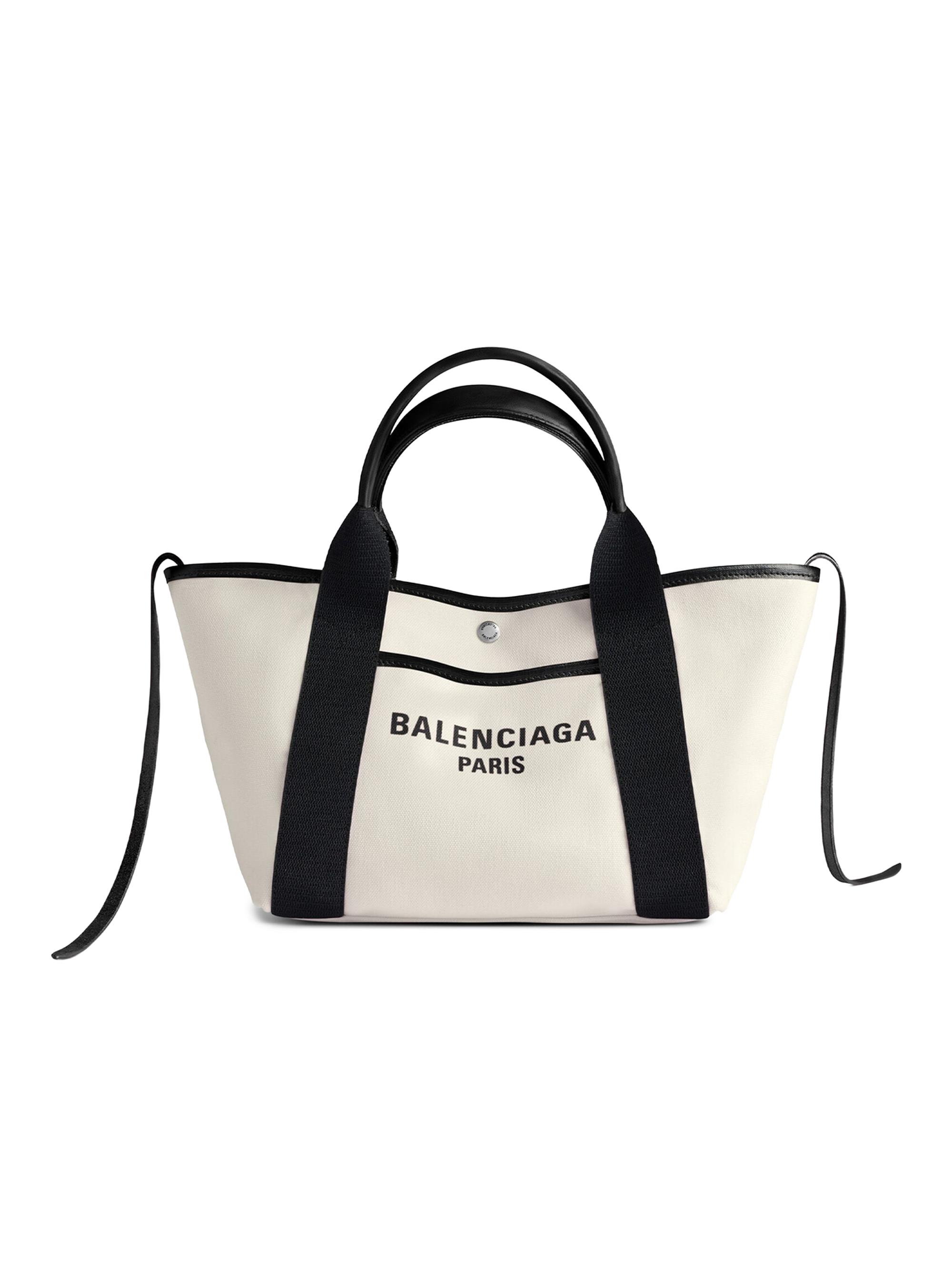 Balenciaga Women's Biarritz  Tote Bag - Beige Black