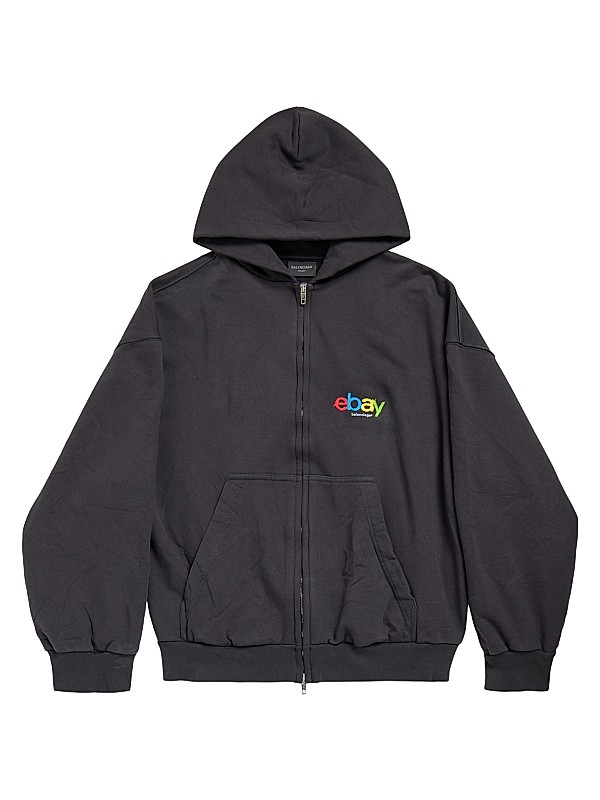 Shop Balenciaga Ebay Zip-Up Hoodie Regular Fit | Saks Fifth Shop Balenciaga Ebay Zip-Up Hoodie Regular Fit | Saks Fifth