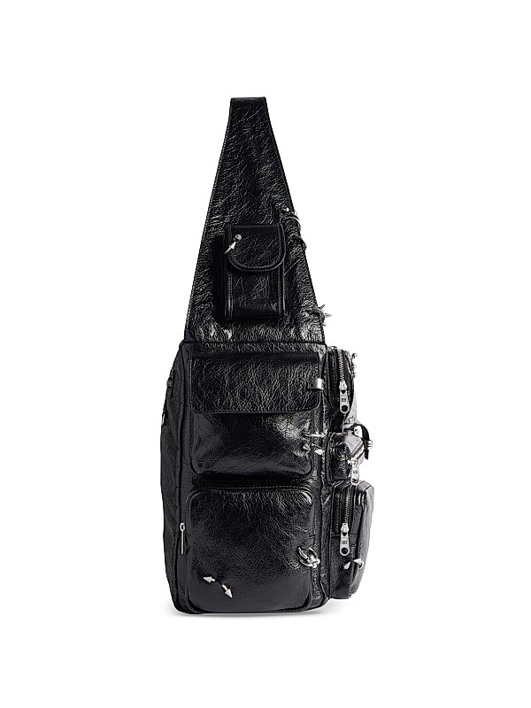 Shop Balenciaga Superbusy Large Sling Bag with Piercings Shop Balenciaga Superbusy Large Sling Bag with Piercings