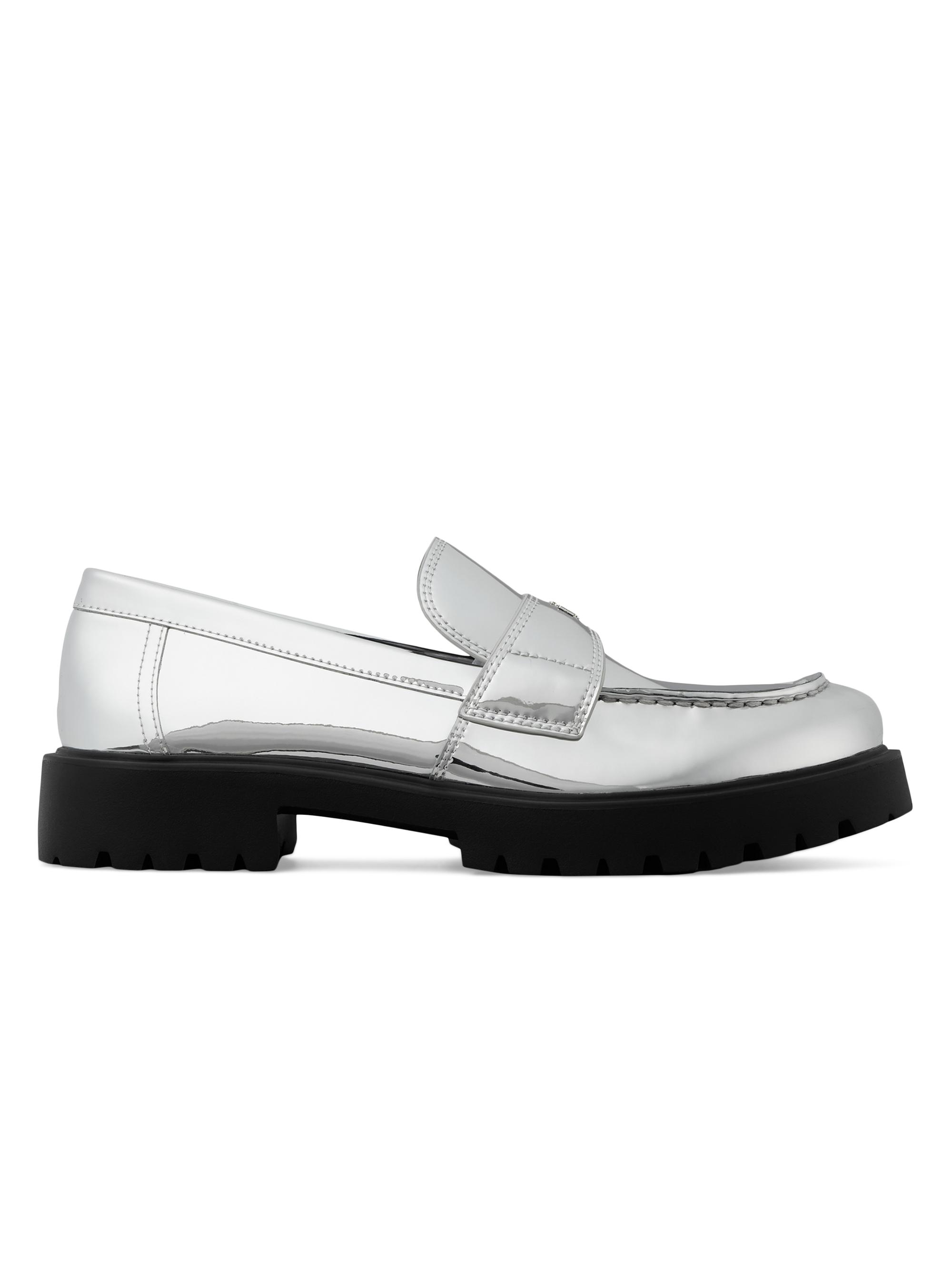 COACH Leah Metallic Leather Loafers | Saks Fifth Avenue