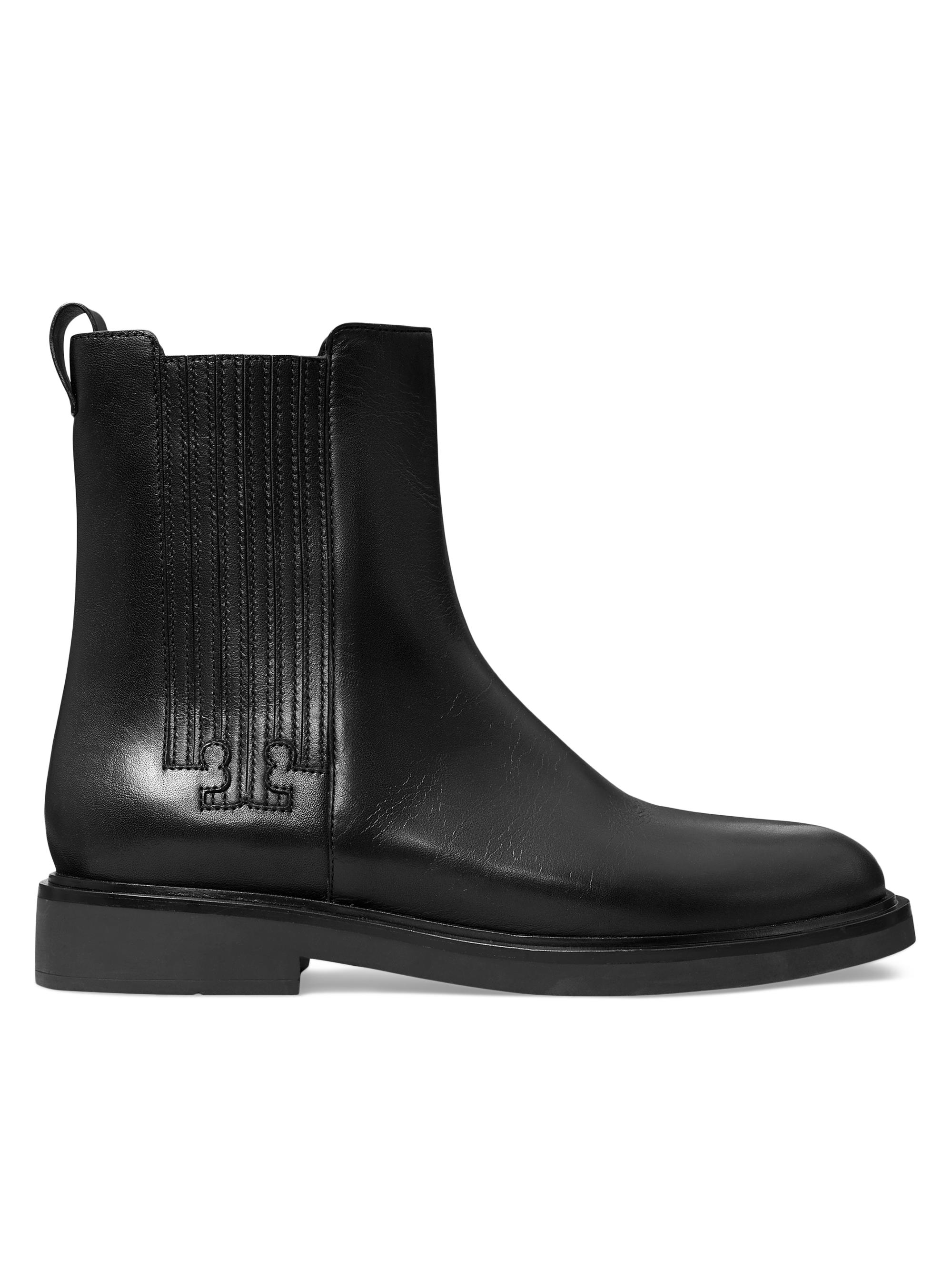 Tory Burch Women's Chelsea Leather Ankle Boots - Perfect Black