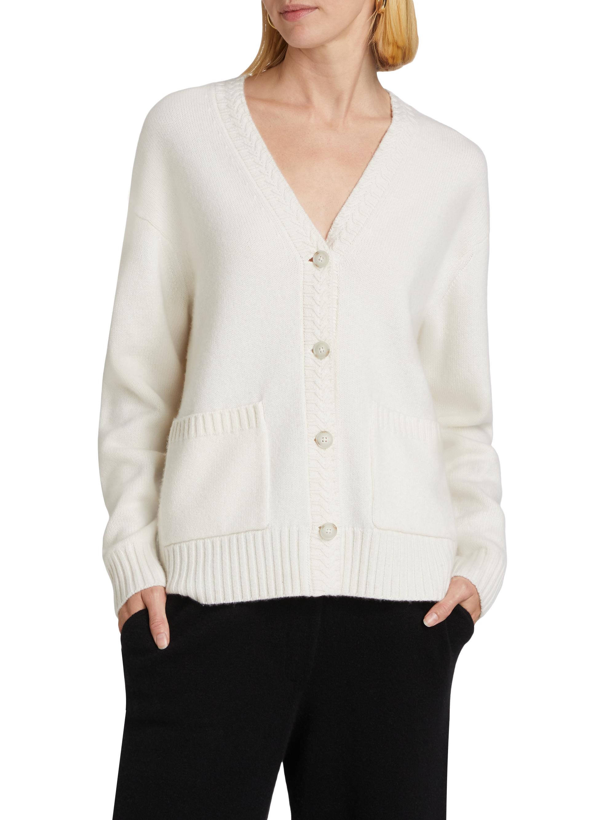 トップス L'Appartement Knit Vneck Cardigan Guest in Residence Cashmere V-Neck Cardigan | Saks Fifth Avenue