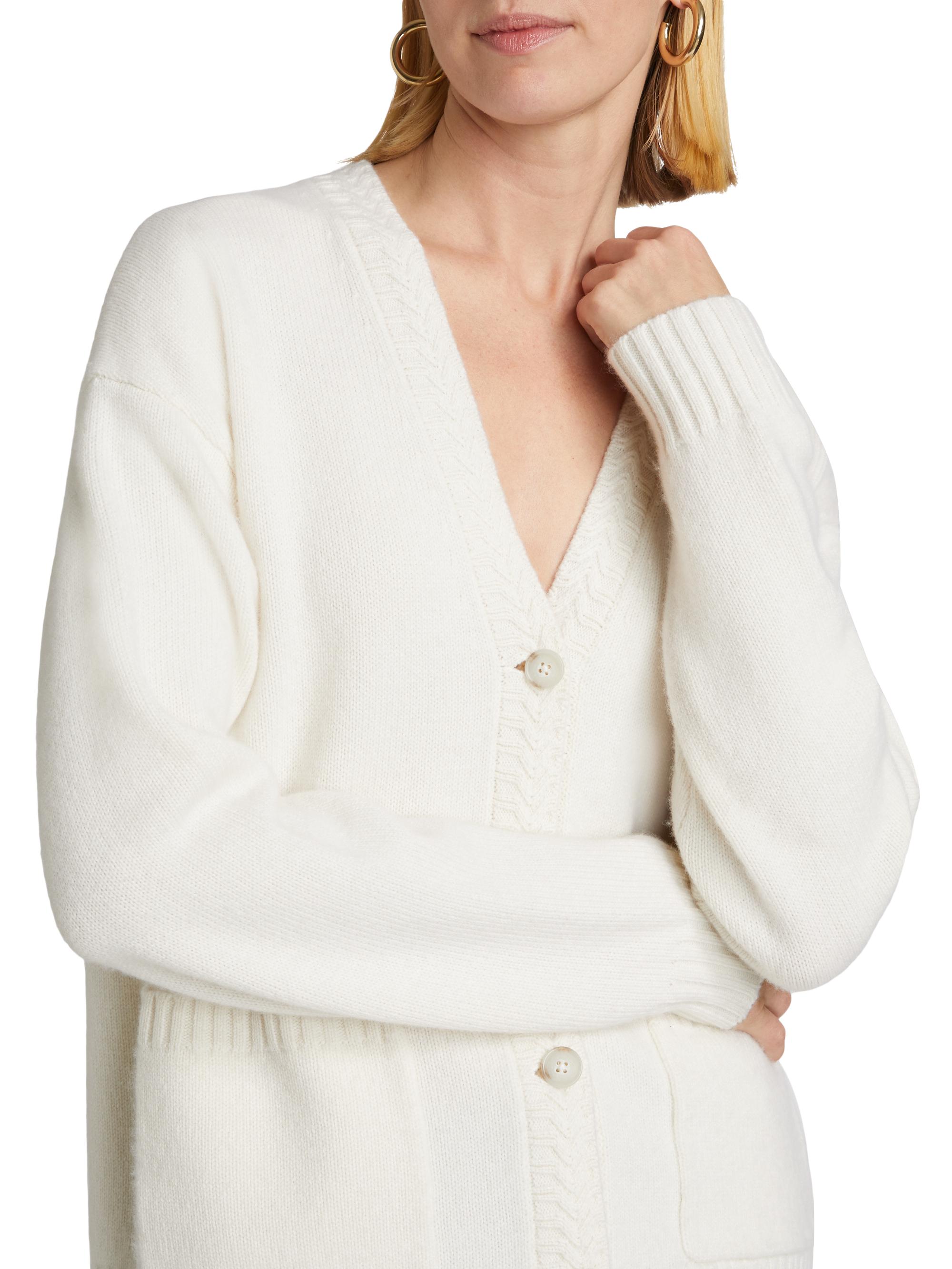 Guest in Residence Cashmere V-Neck Cardigan | Saks Fifth Avenue