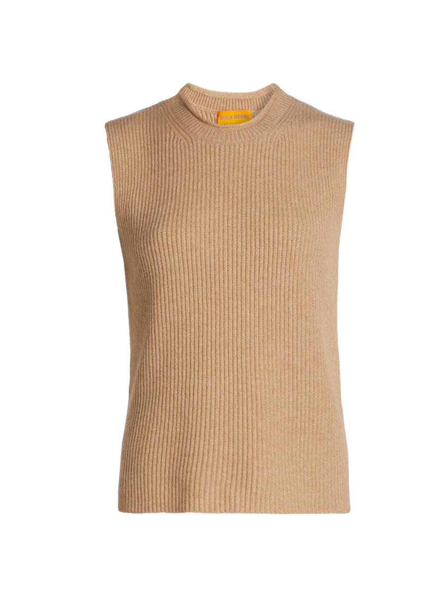 Guest in Residence Layer Up! Rib-Knit Cashmere Vest | Saks