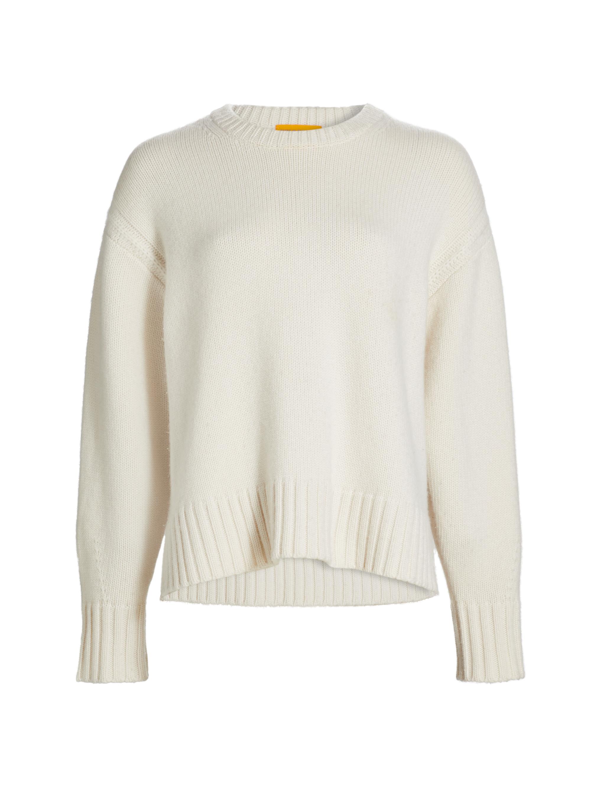 Guest in Residence Women's Cozy Crew Cashmere Sweater - Cream