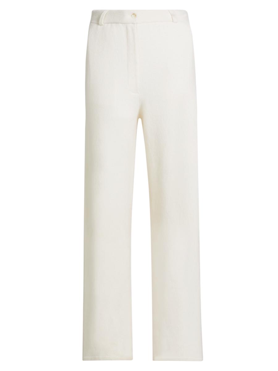 パンツ GUEST IN RESIDENCE TAILROED CASHMERE TROUSER Guest in Residence Cashmere Tailored Wide-Leg Pants | Saks