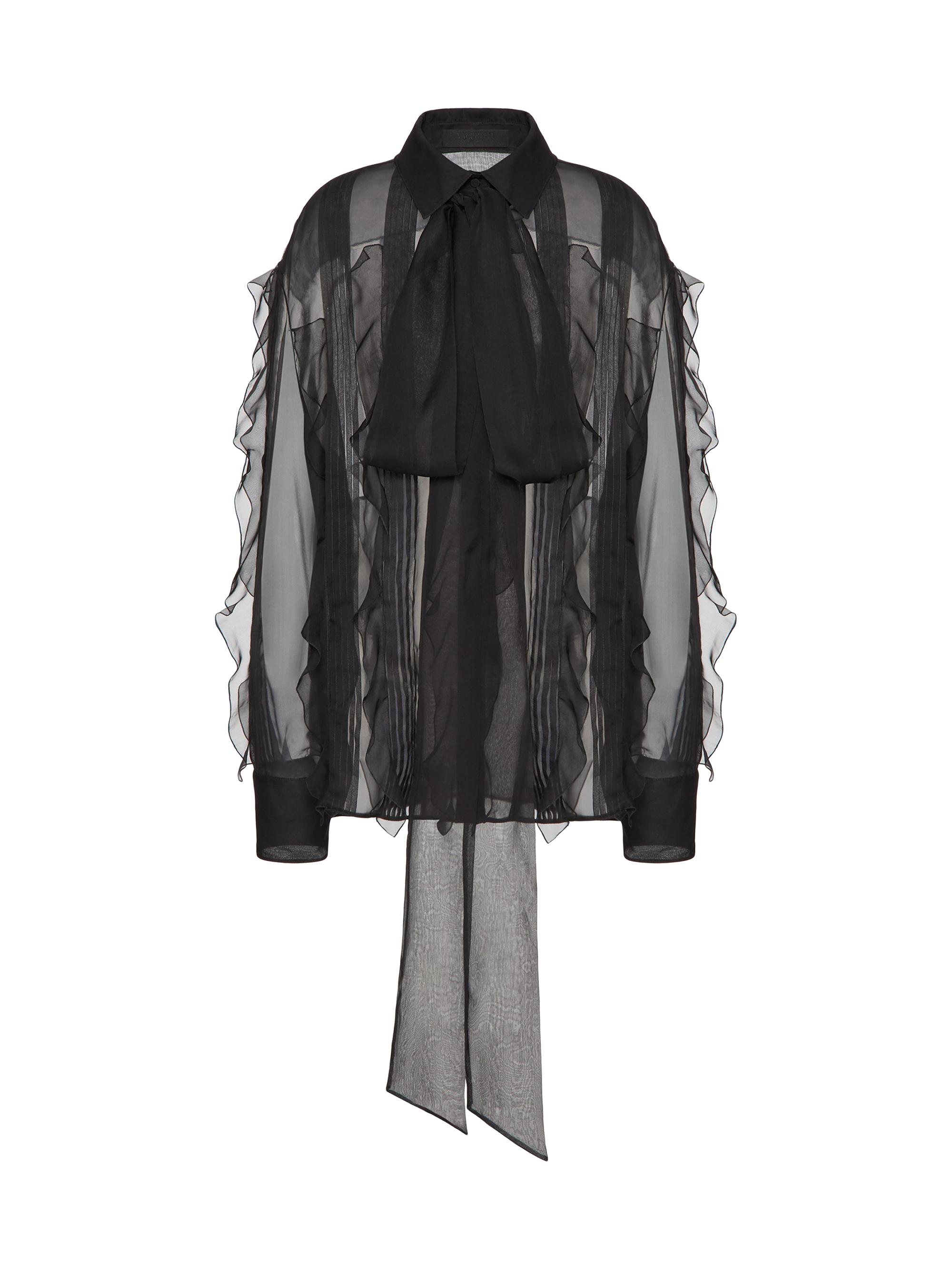 Valentino Garavani Women's Chiffon Blouse - Black