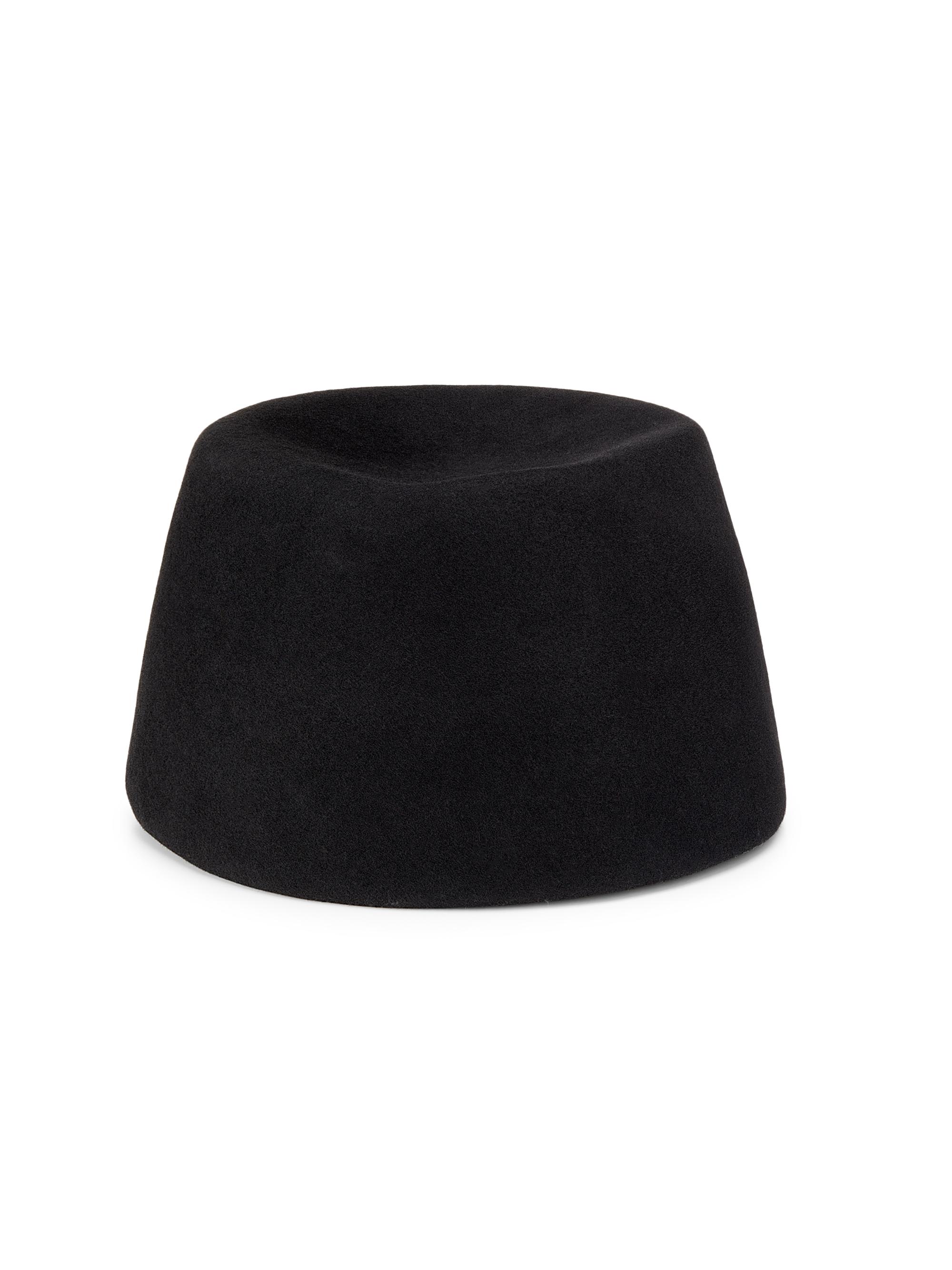 Loro Piana Women's Jasmine Rabbit Hair Felt Pillbox Hat - Black