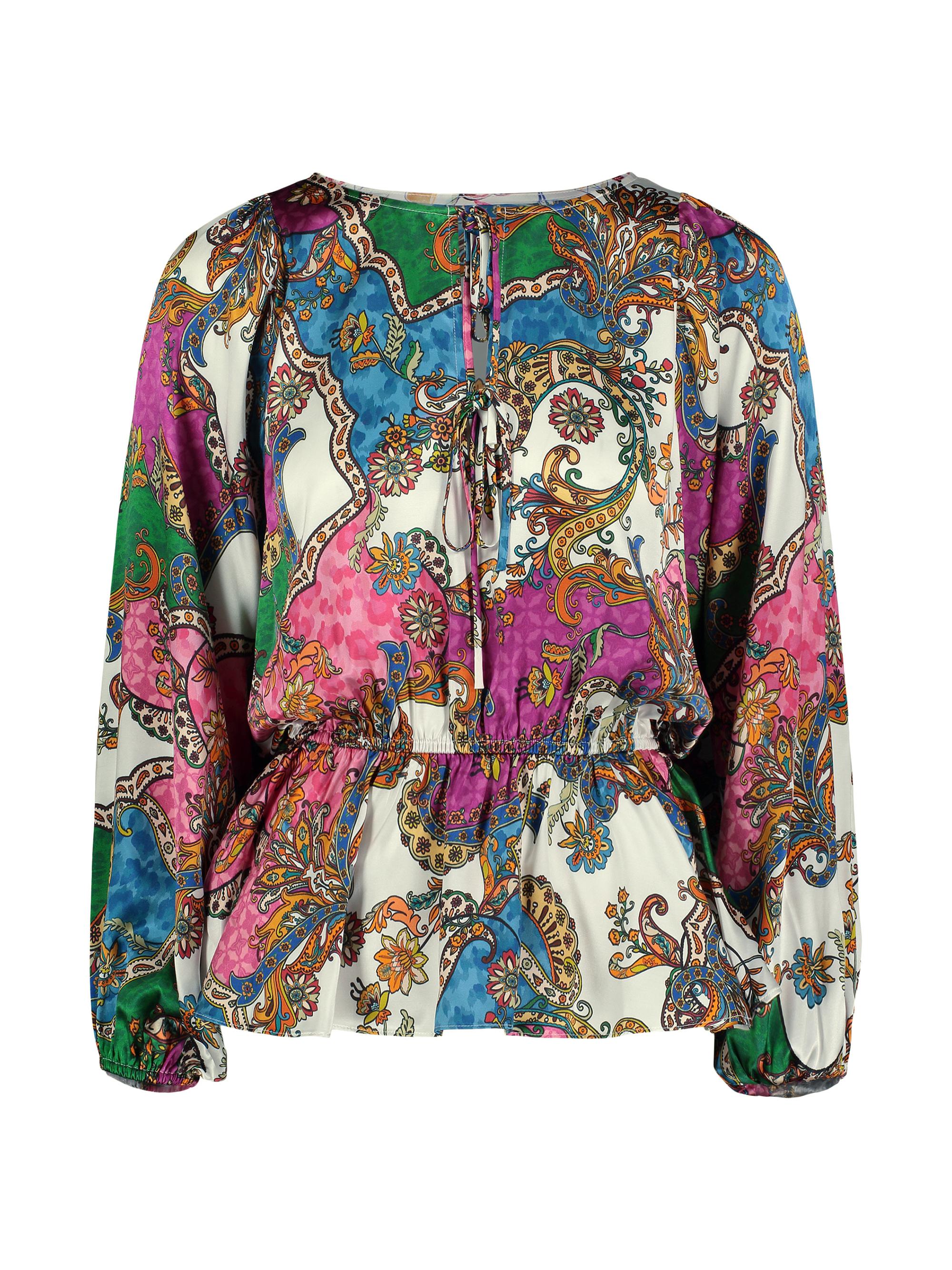 Robert Graham Women's Mazie Paisley Silk-Blend Long-Sleeve Shirt