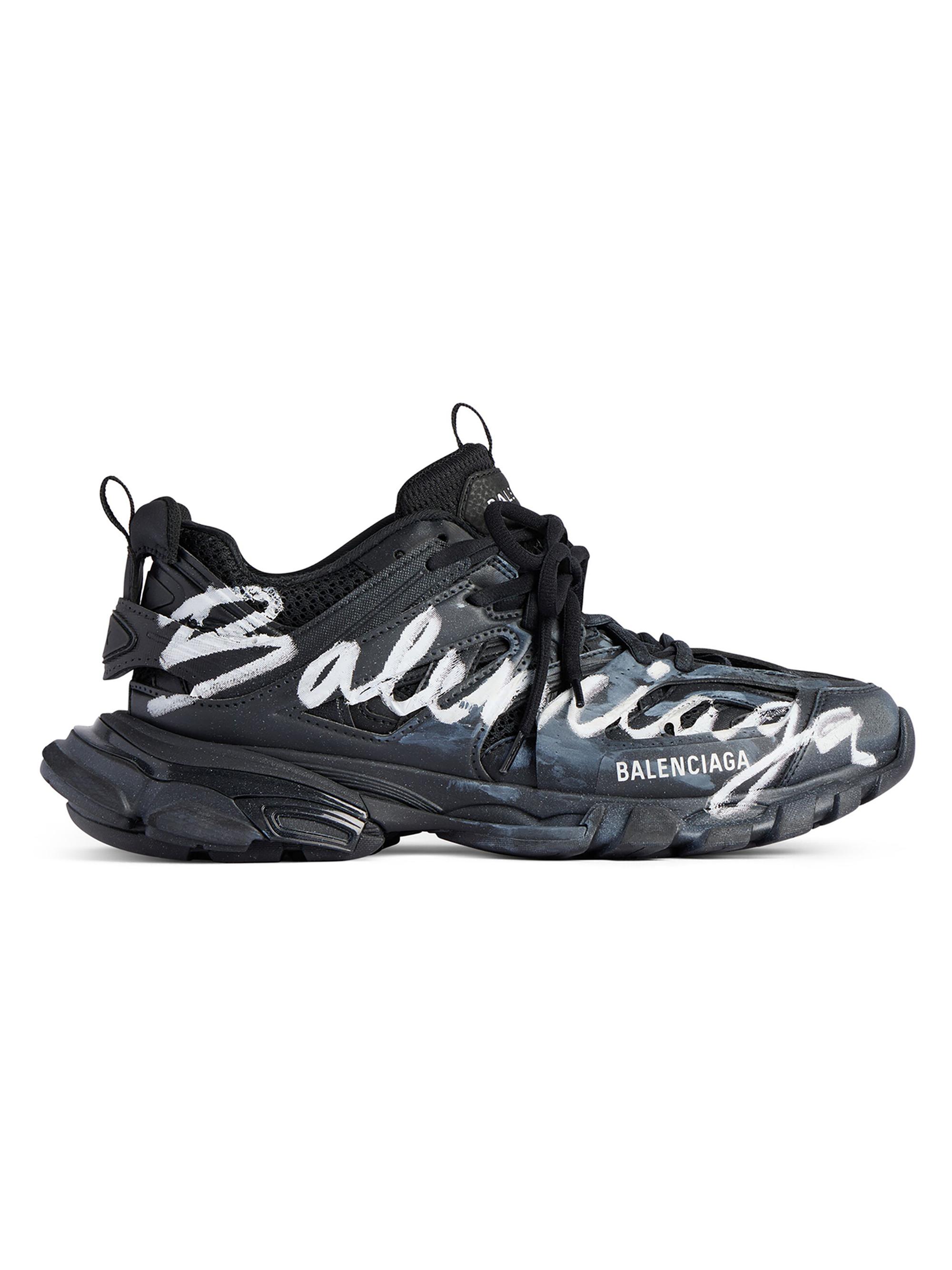 Balenciaga Track Signature Sneakers | Saks Fifth Avenue