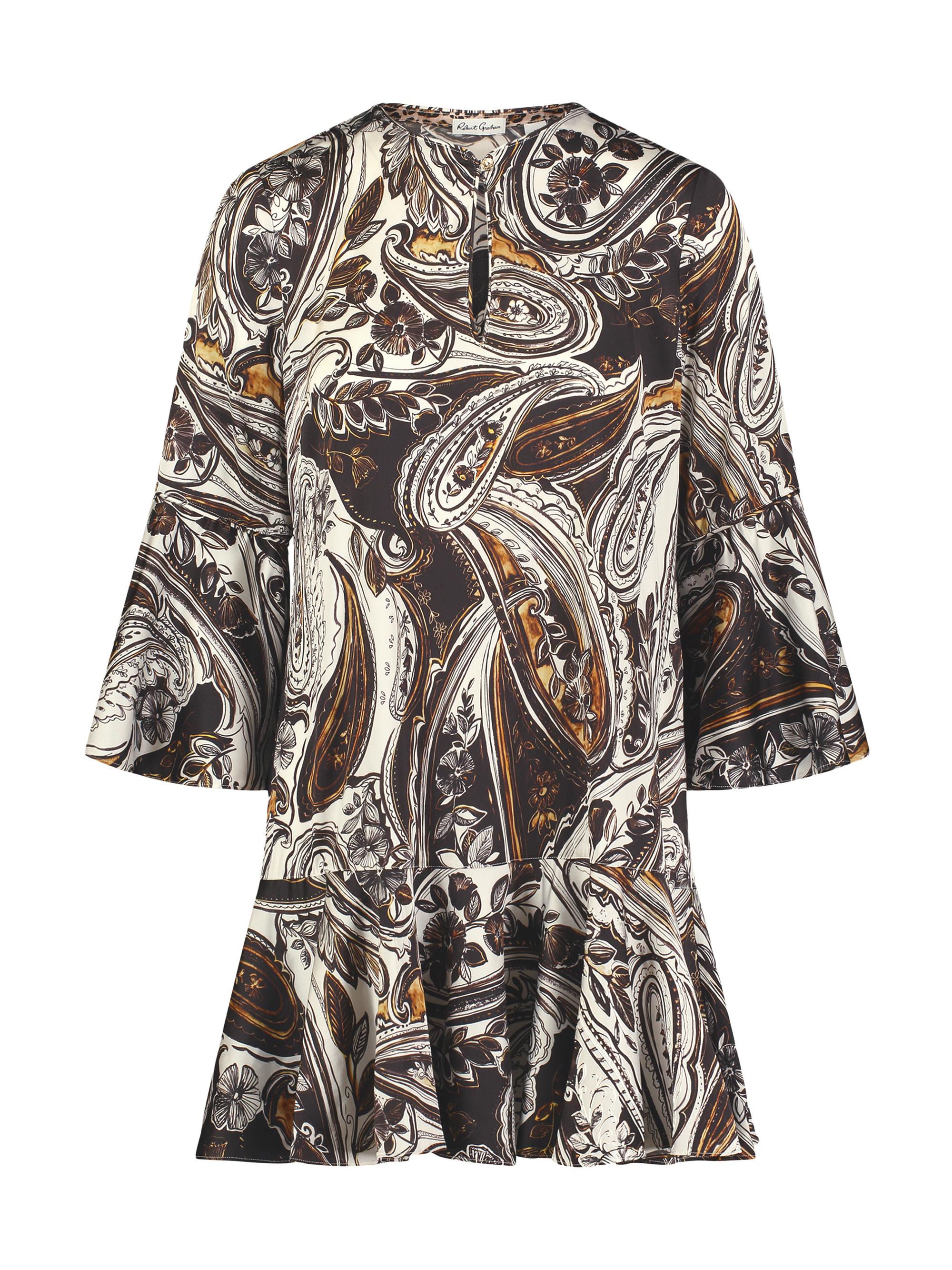 Robert Graham Women's Margot Paisley Bell-Sleeve Minidress