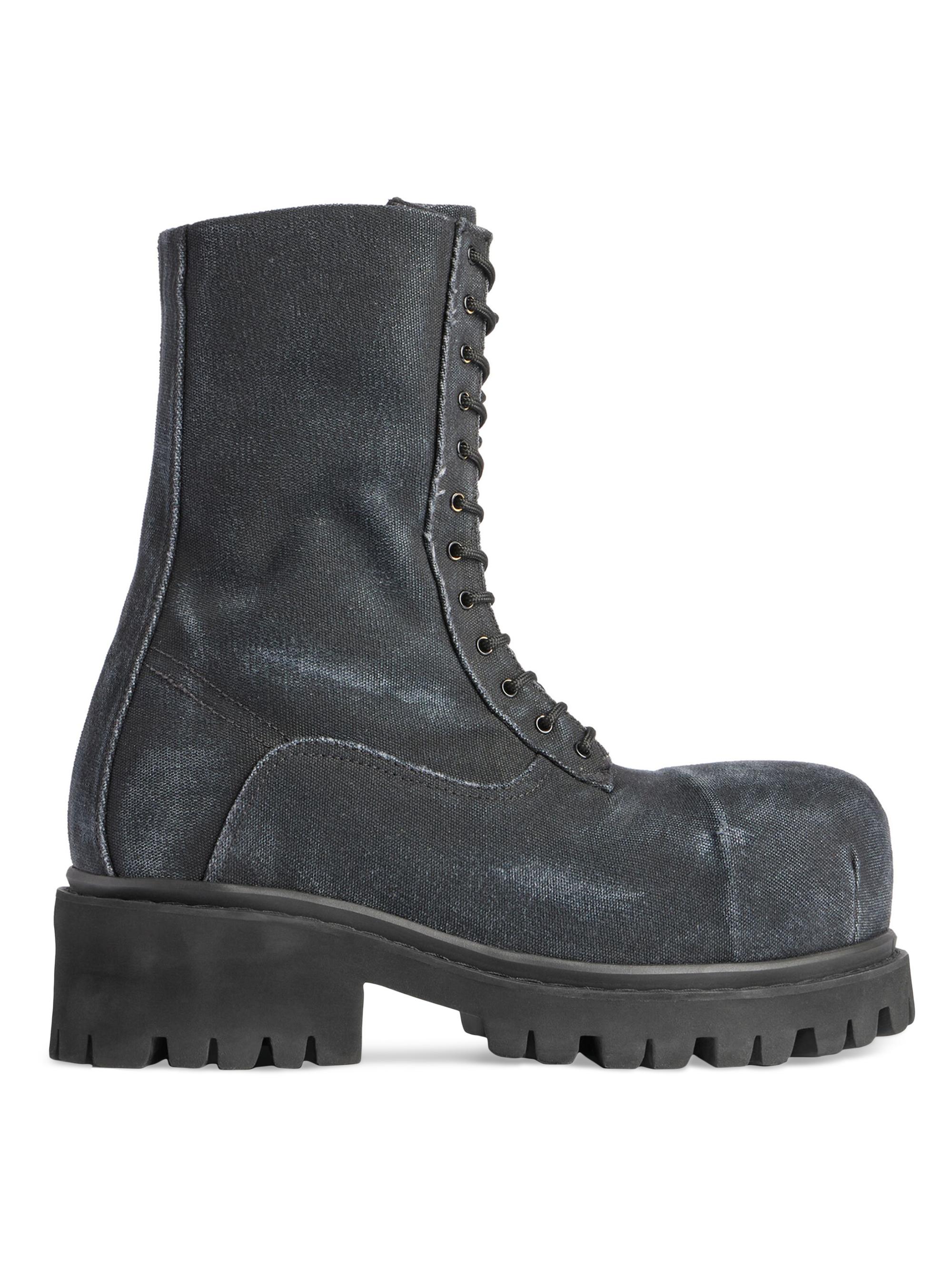Balenciaga Men's Stomper Booties - Black