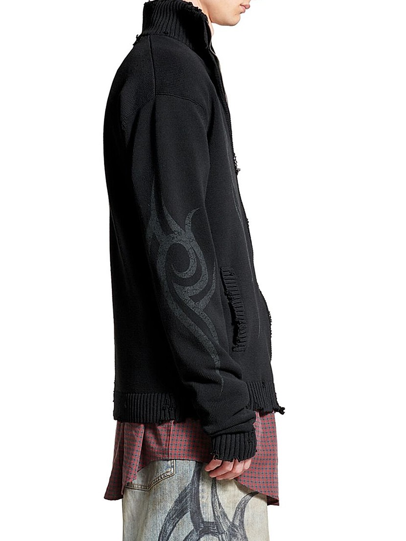 Shop Balenciaga Y2K Zip-Up Cardigan | Saks Fifth Avenue Shop Balenciaga Y2K Zip-Up Cardigan | Saks Fifth Avenue
