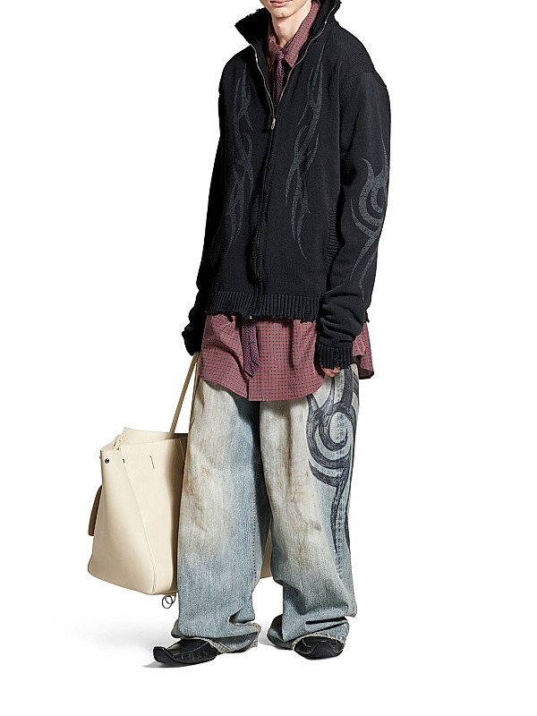 Shop Balenciaga Y2K Zip-Up Cardigan | Saks Fifth Avenue Shop Balenciaga Y2K Zip-Up Cardigan | Saks Fifth Avenue