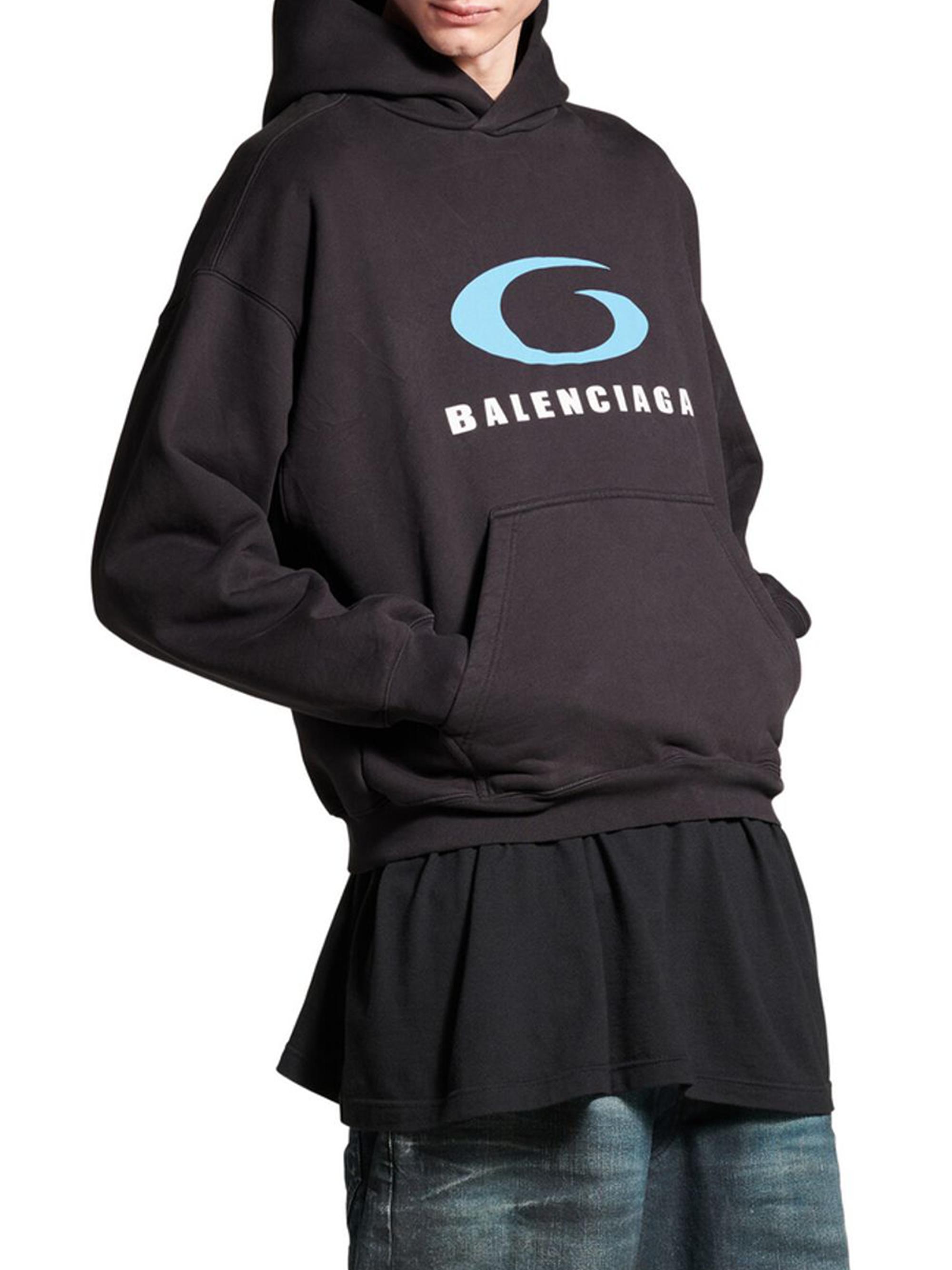 トップス BALENCIAGA 25SS Loop SportsIcon Hoodie Balenciaga Loop Sports Icon Hoodie Medium Fit | Saks Fifth Avenue