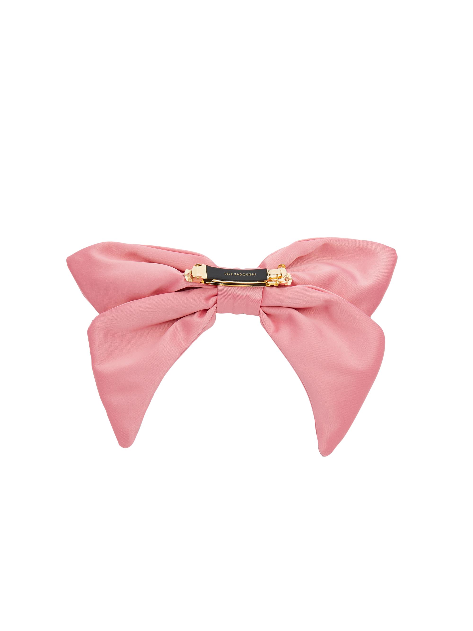 Lele Sadoughi Crystal Cluster Embellished Bow Barrette  display picture 1