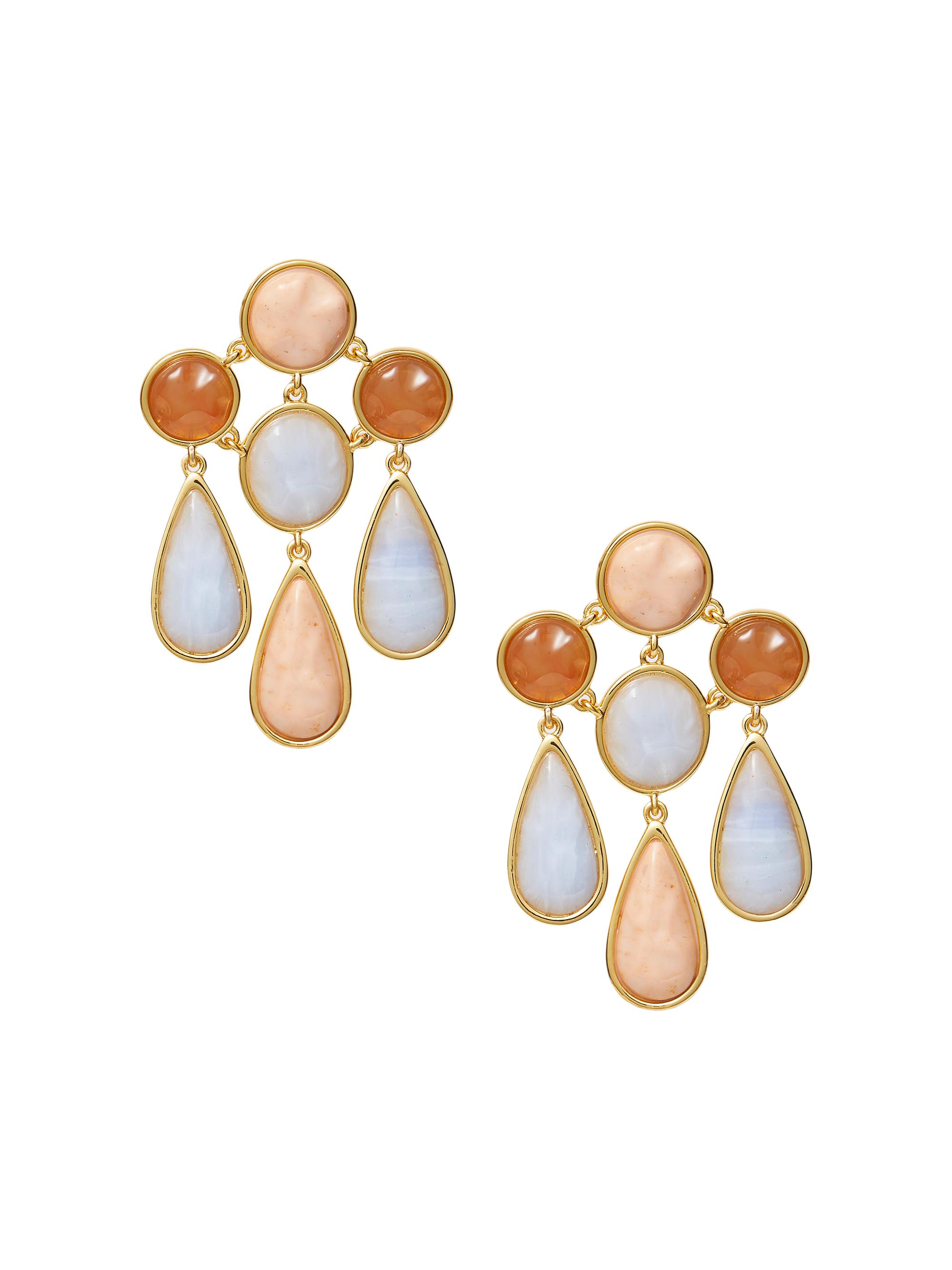 Lele Sadoughi Women's Reflection 14K-Gold-Plated & Resin Chandelier Earrings - Twilight