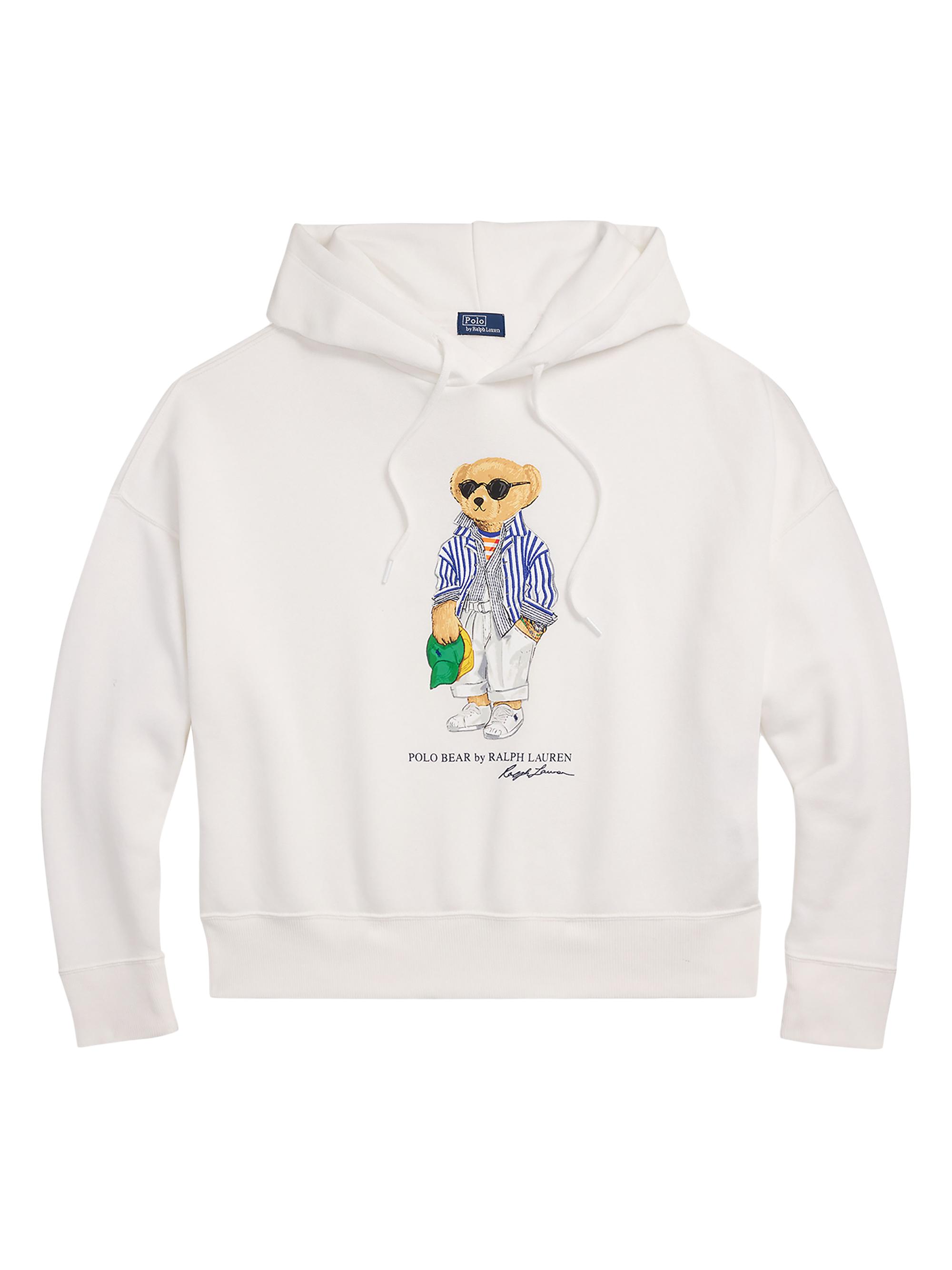 Polo Ralph Lauren Women's Polo Bear Fleece Hoodie - White
