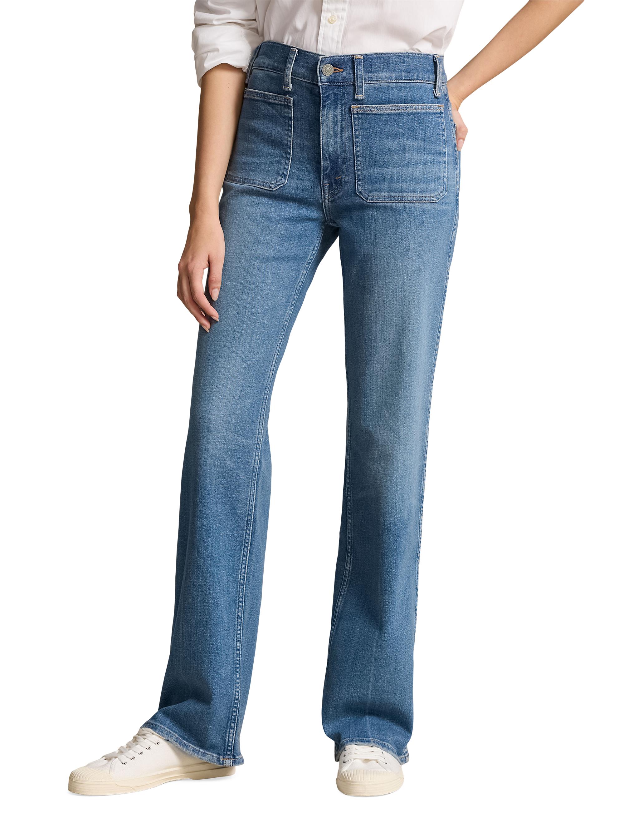 Ralph Lauren denim flare pants 00s’ 9 Vintage Ralph Lauren Polo Jeans Company Hipster Flare Denim