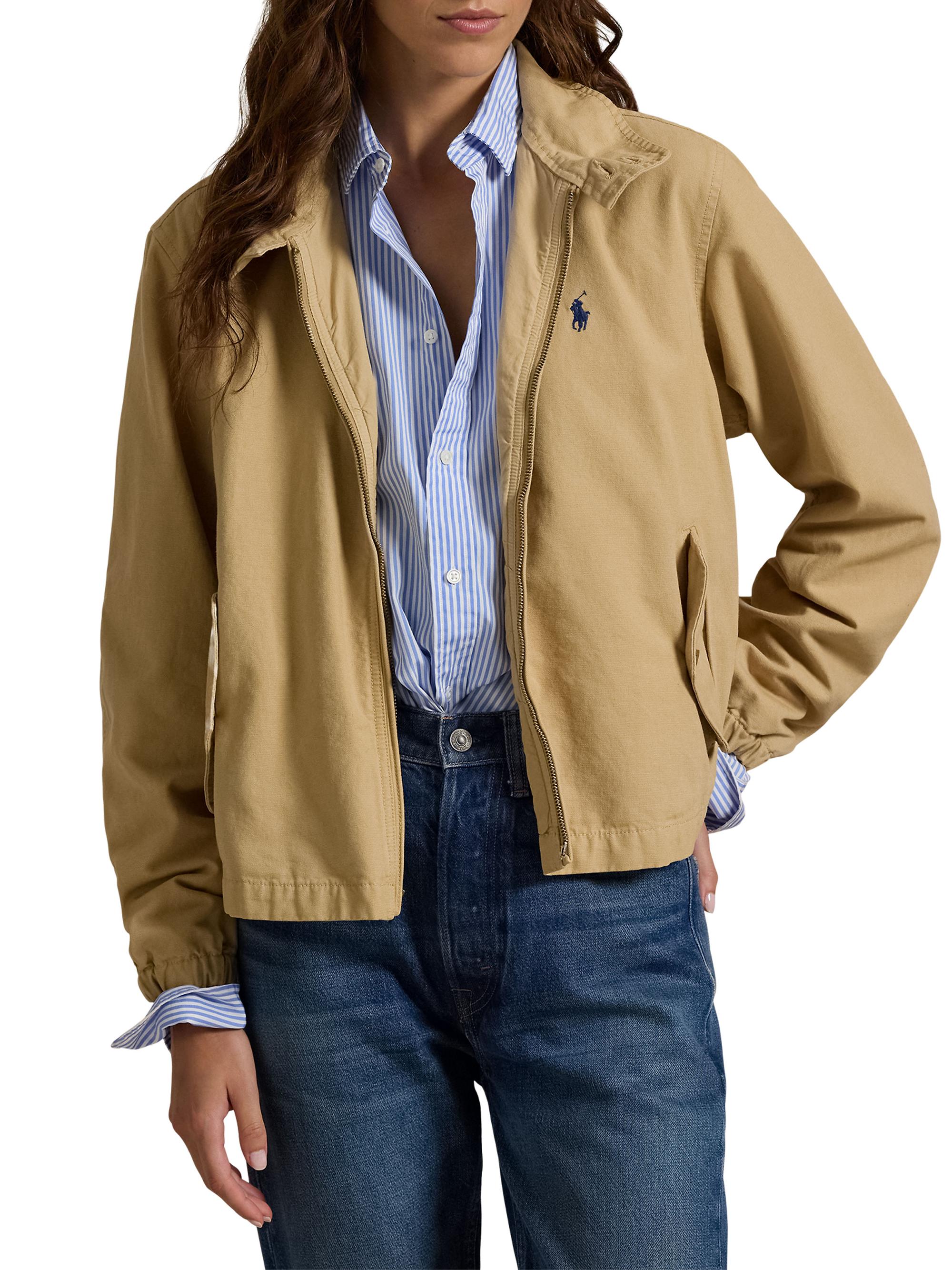 Polo Ralph Lauren Cotton Canvas Zip-Up Jacket | Saks Fifth Avenue