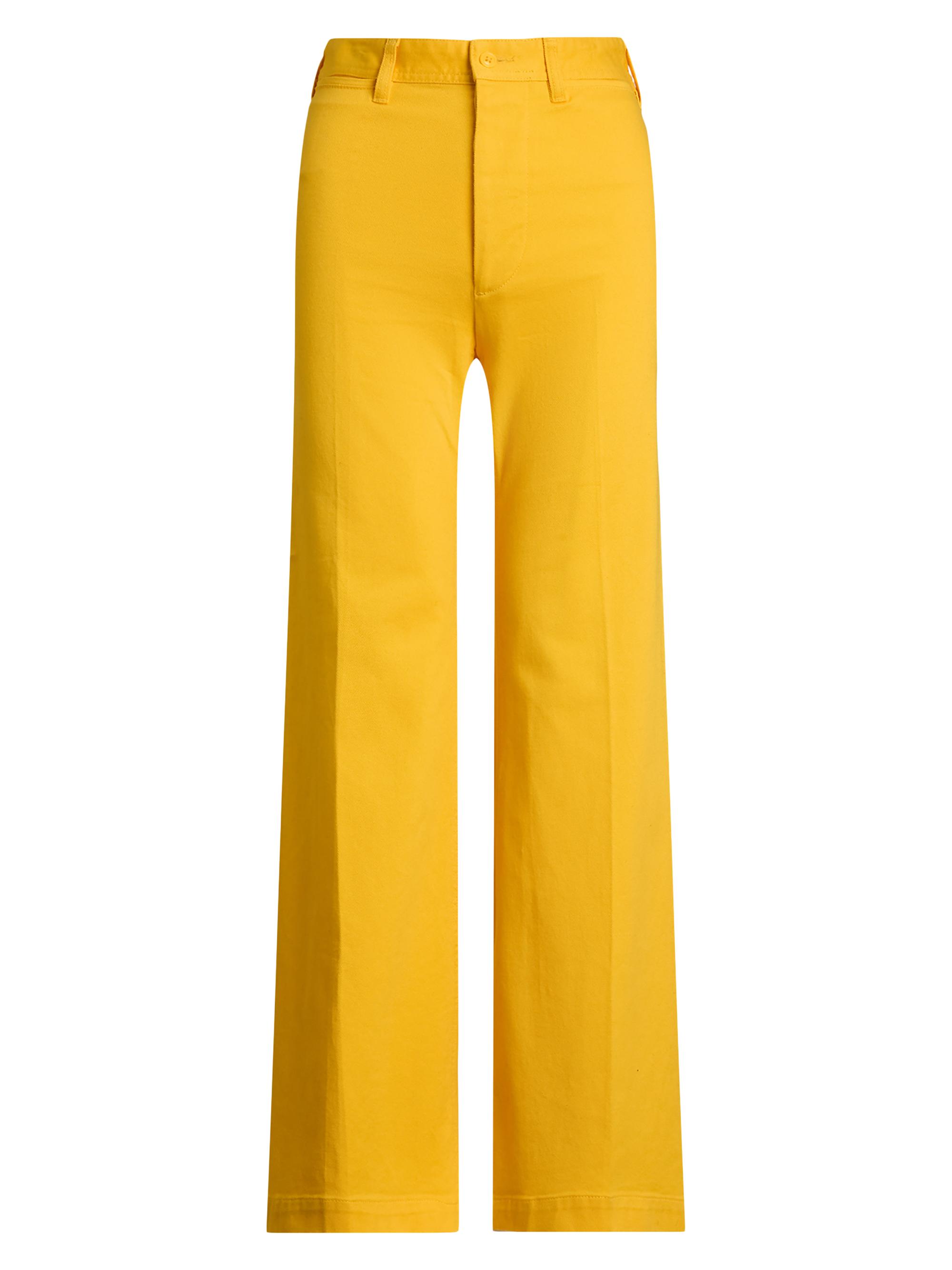 Polo Ralph Lauren Stretch Cotton Twill Wide-Leg Pants | Saks