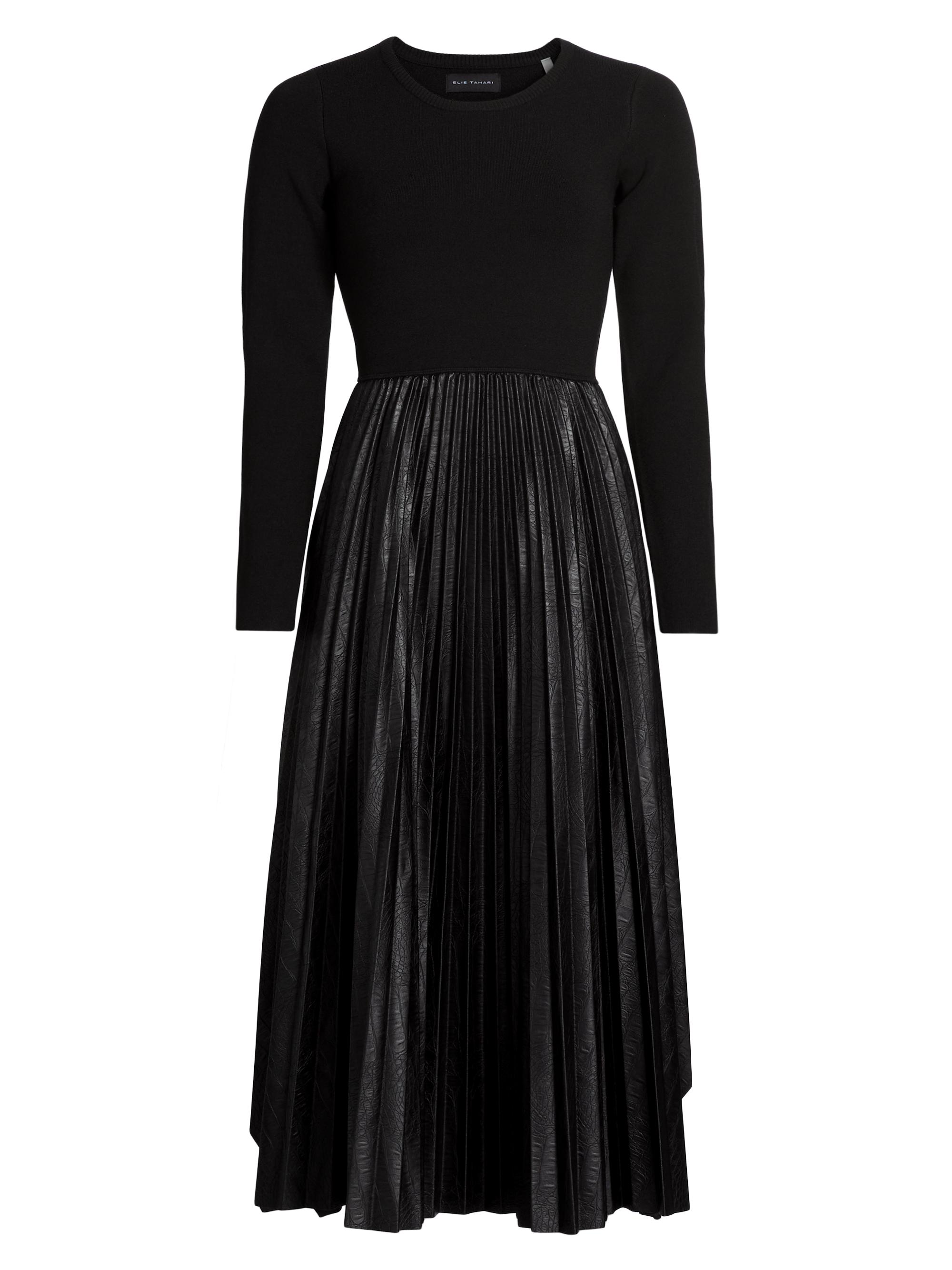 Elie Tahari Kamala Mock Turtleneck Midi-Dress | Saks Fifth Avenue
