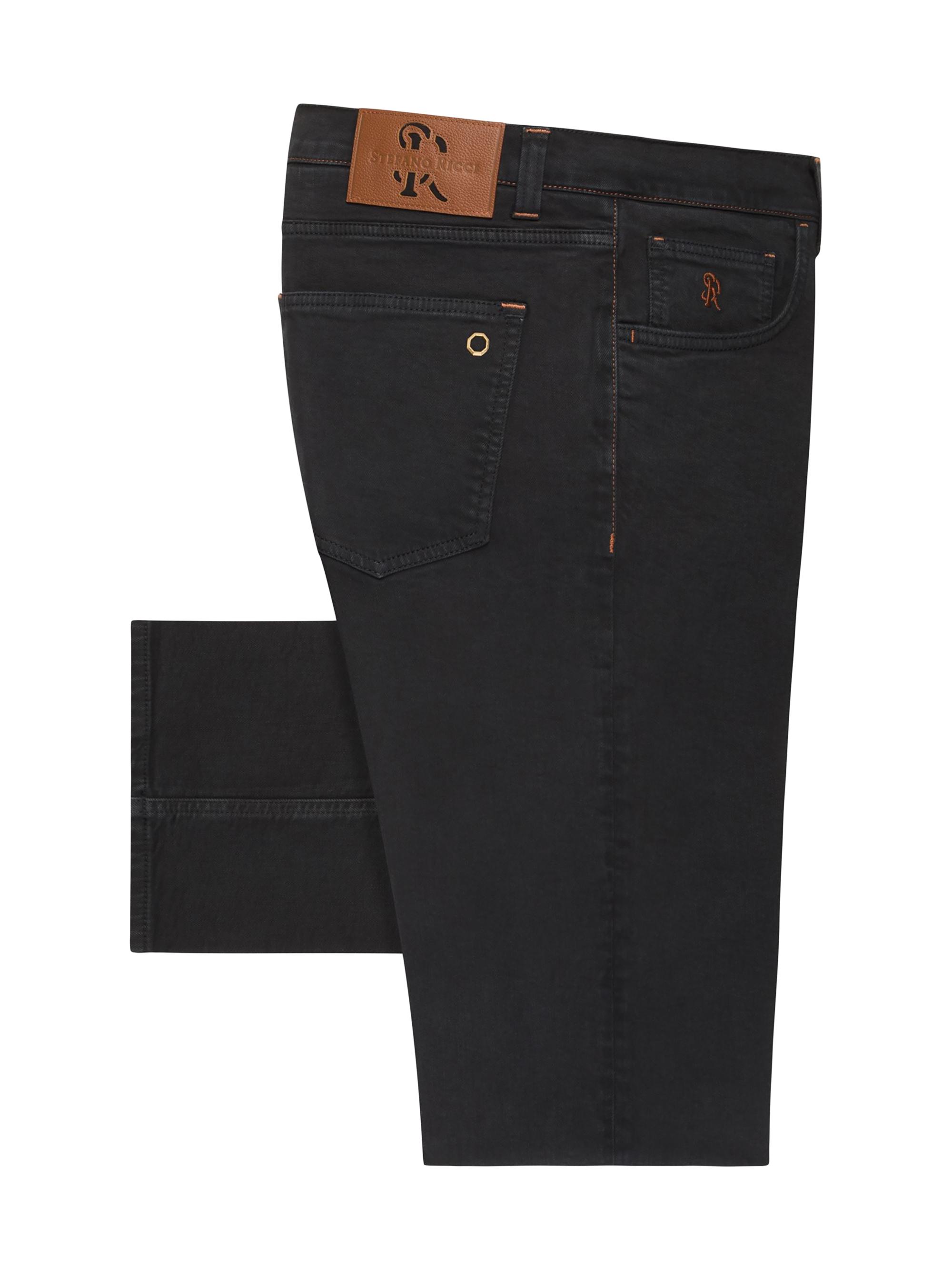 Stefano Ricci Men's Sport Trousers - Black