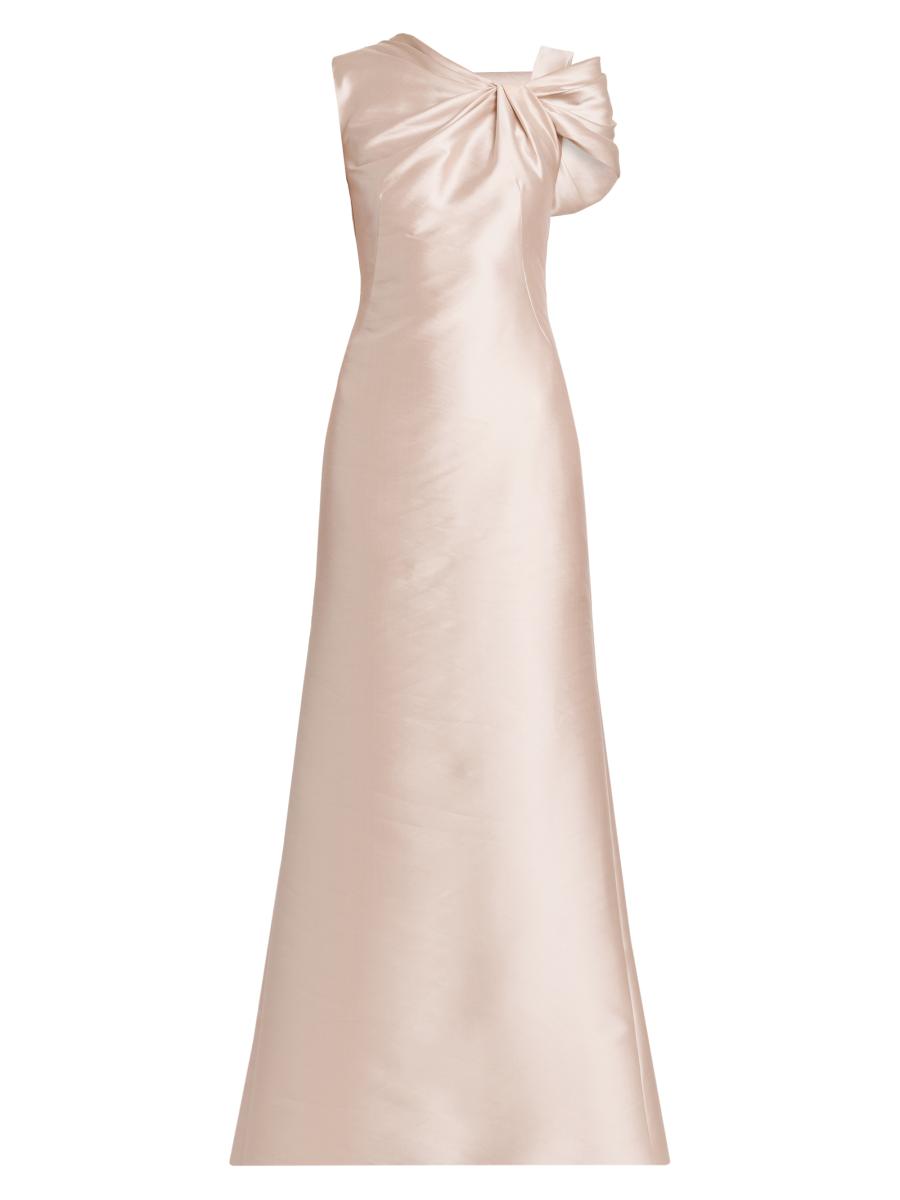 Alberta Ferretti Satin Mikado Gown | Saks Fifth Avenue