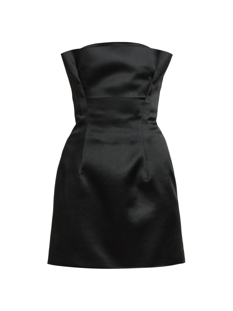 Philosophy di Lorenzo Serafini Duchesse Satin Strapless Minidress