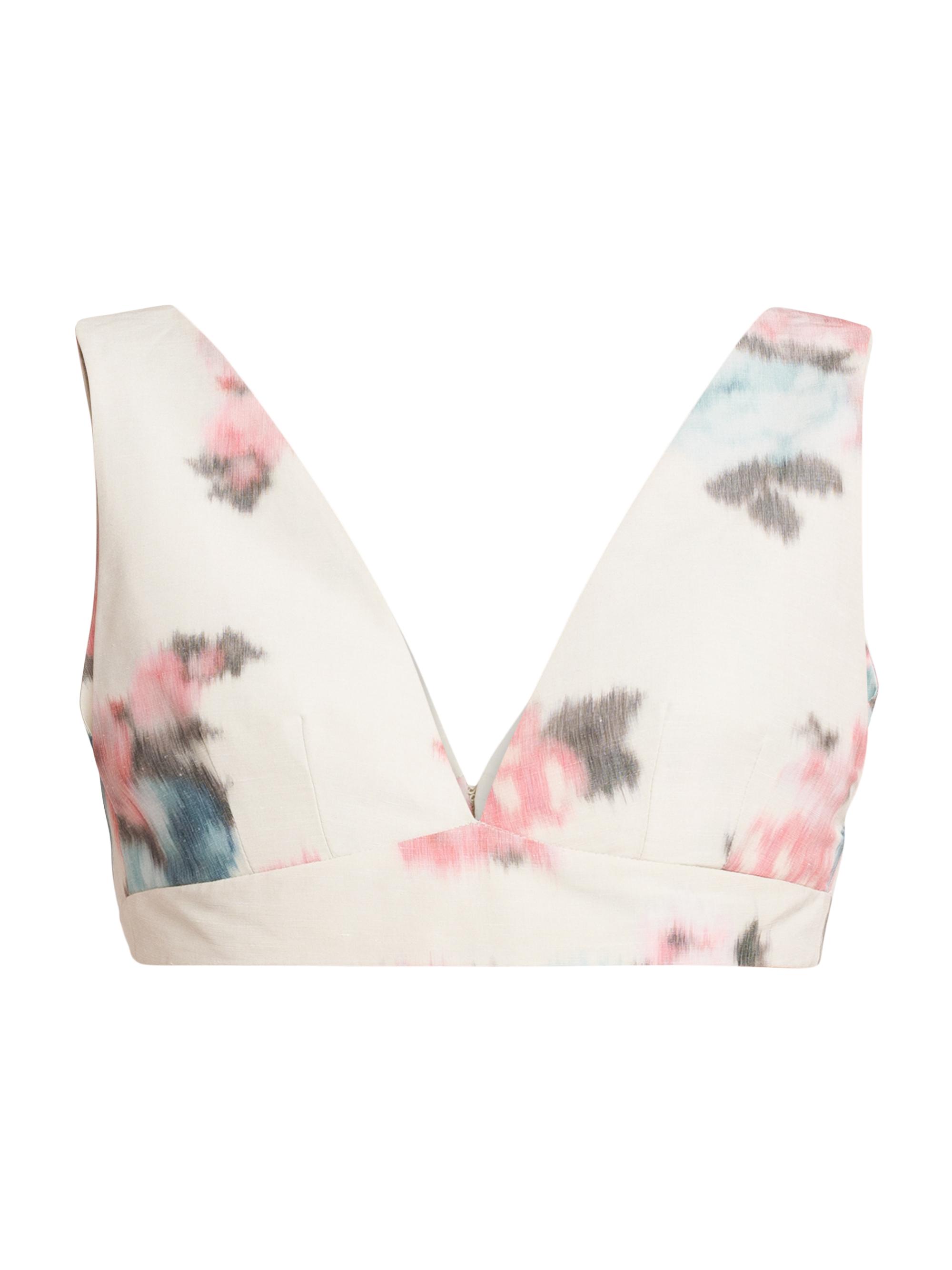 Philosophy di Lorenzo Serafini Women's Floreal Taffeta Top - Multi Beige