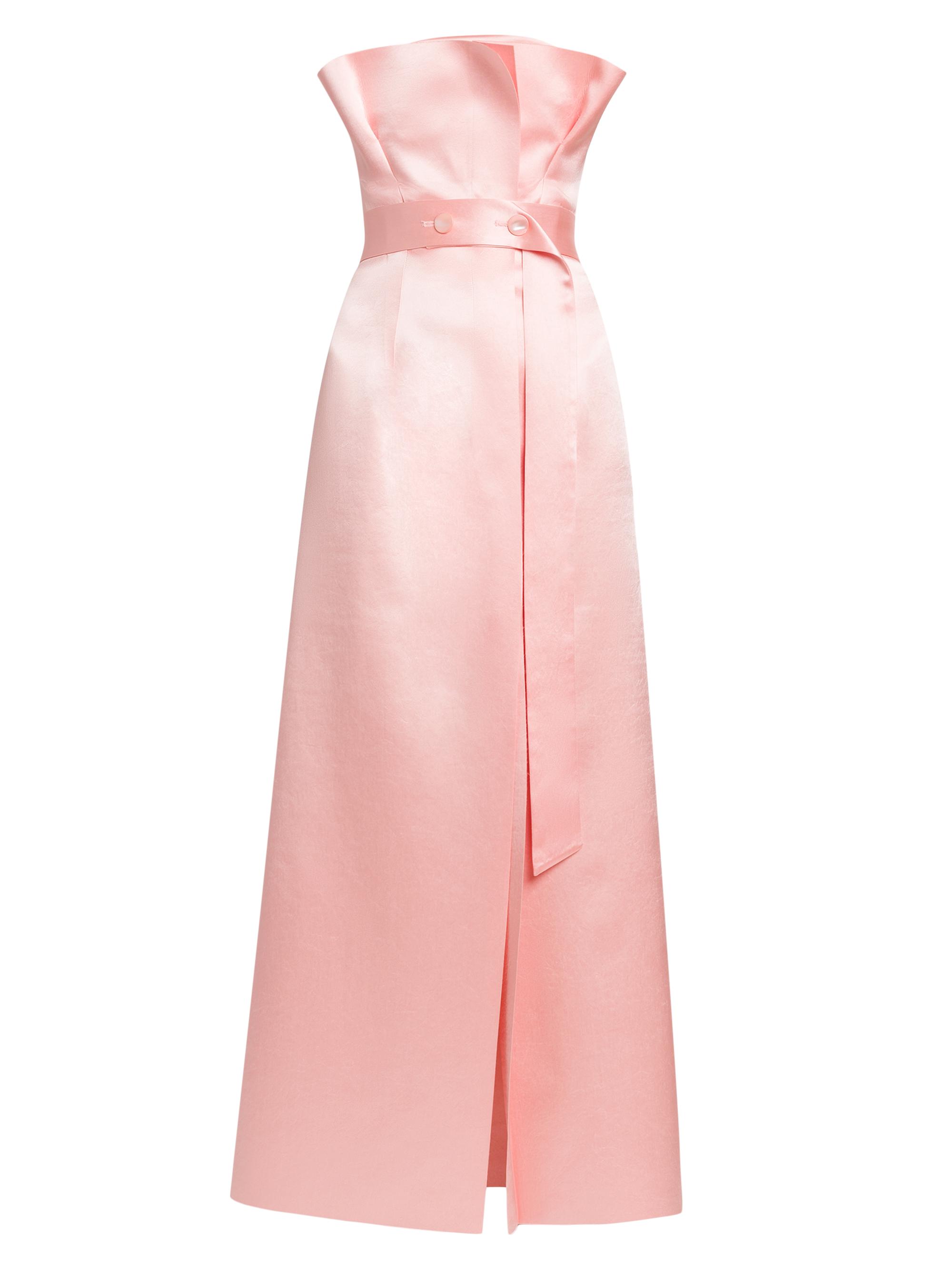 Philosophy di Lorenzo Serafini Women's Duchesse Satin A-Line Gown - Pink