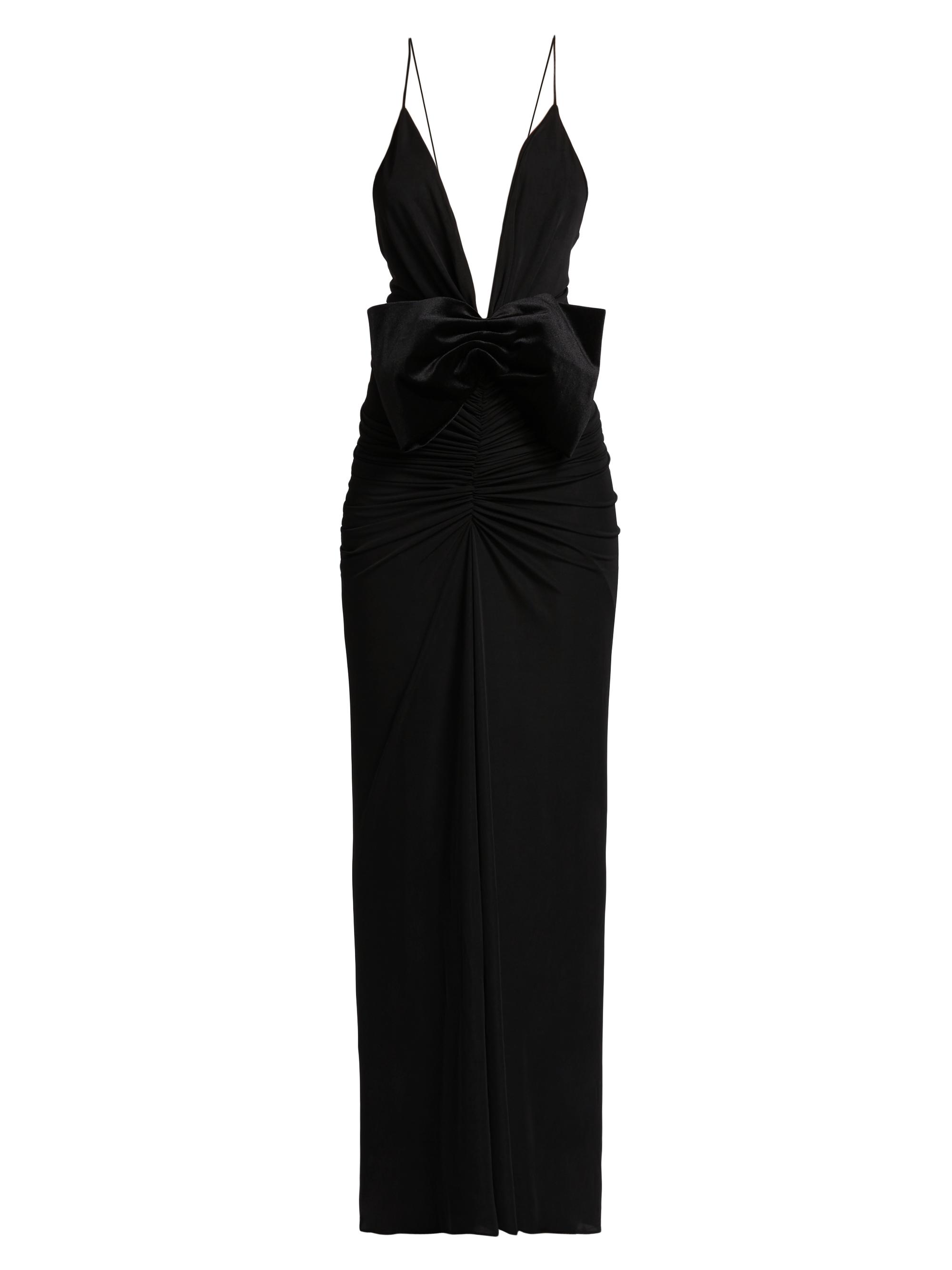 Ronny Kobo Valeria Plunge Jersey Column Gown | Saks Fifth Avenue