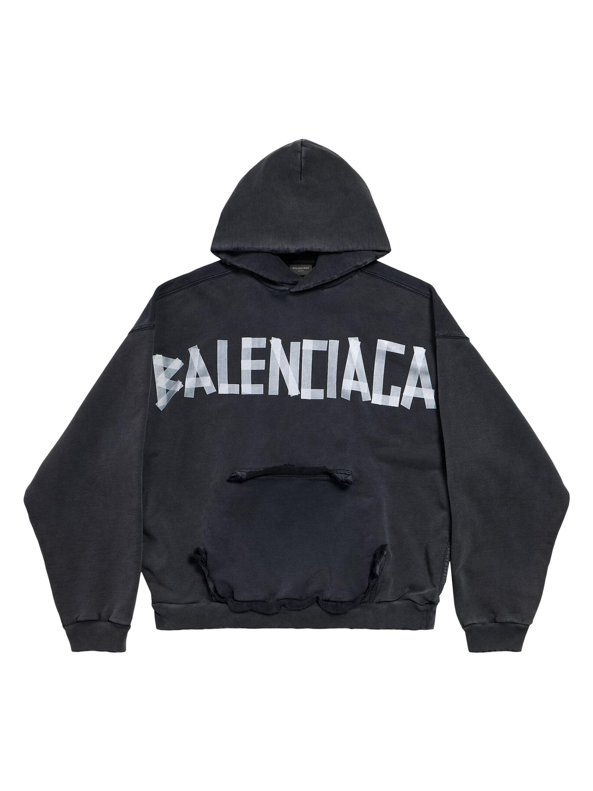 Balenciaga New Tape Type TR Ripped Pocket Hoodie | Saks Fifth Avenue