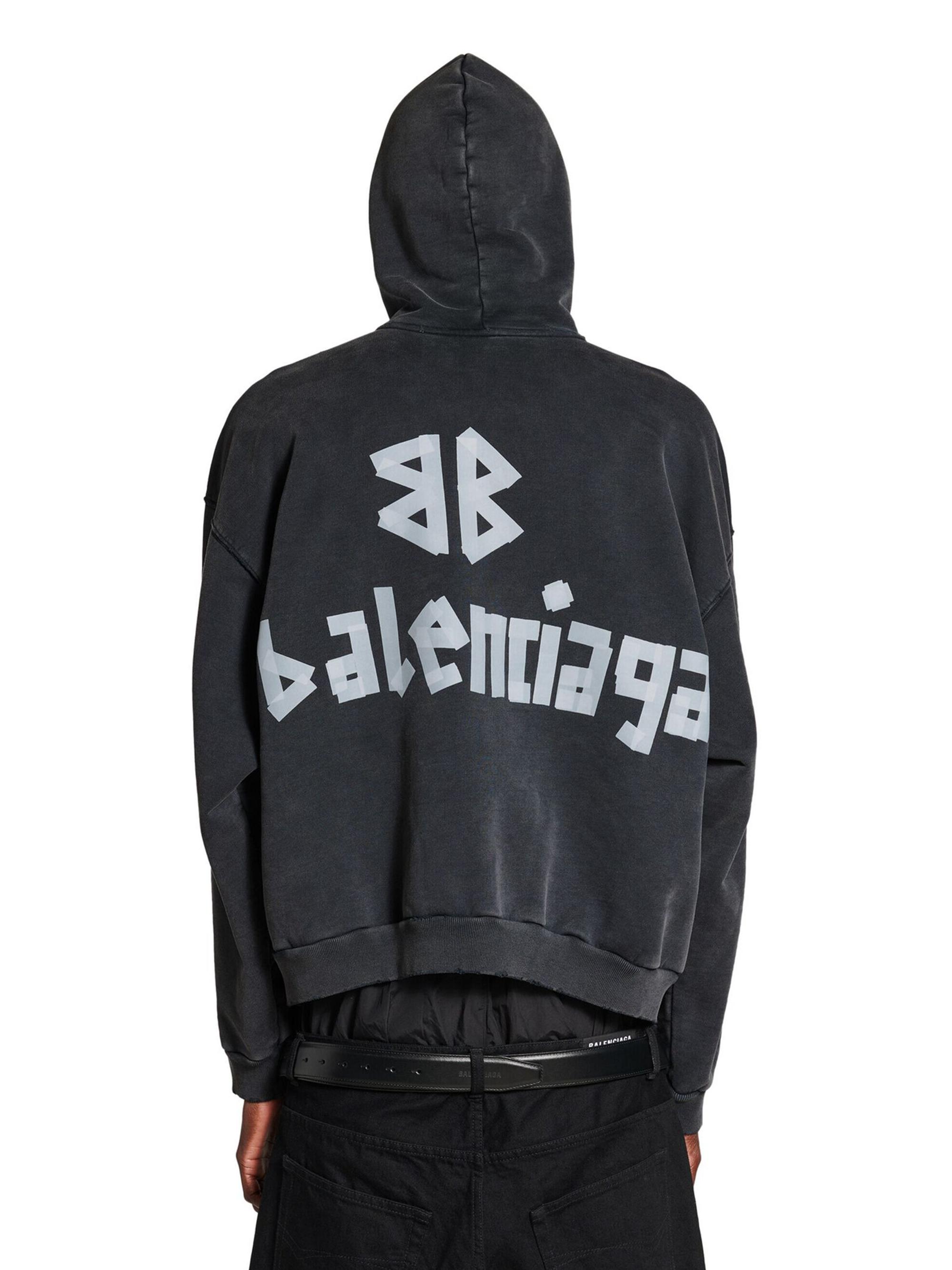 Balenciaga New Tape Type TR Ripped Pocket Hoodie | Saks Fifth Avenue