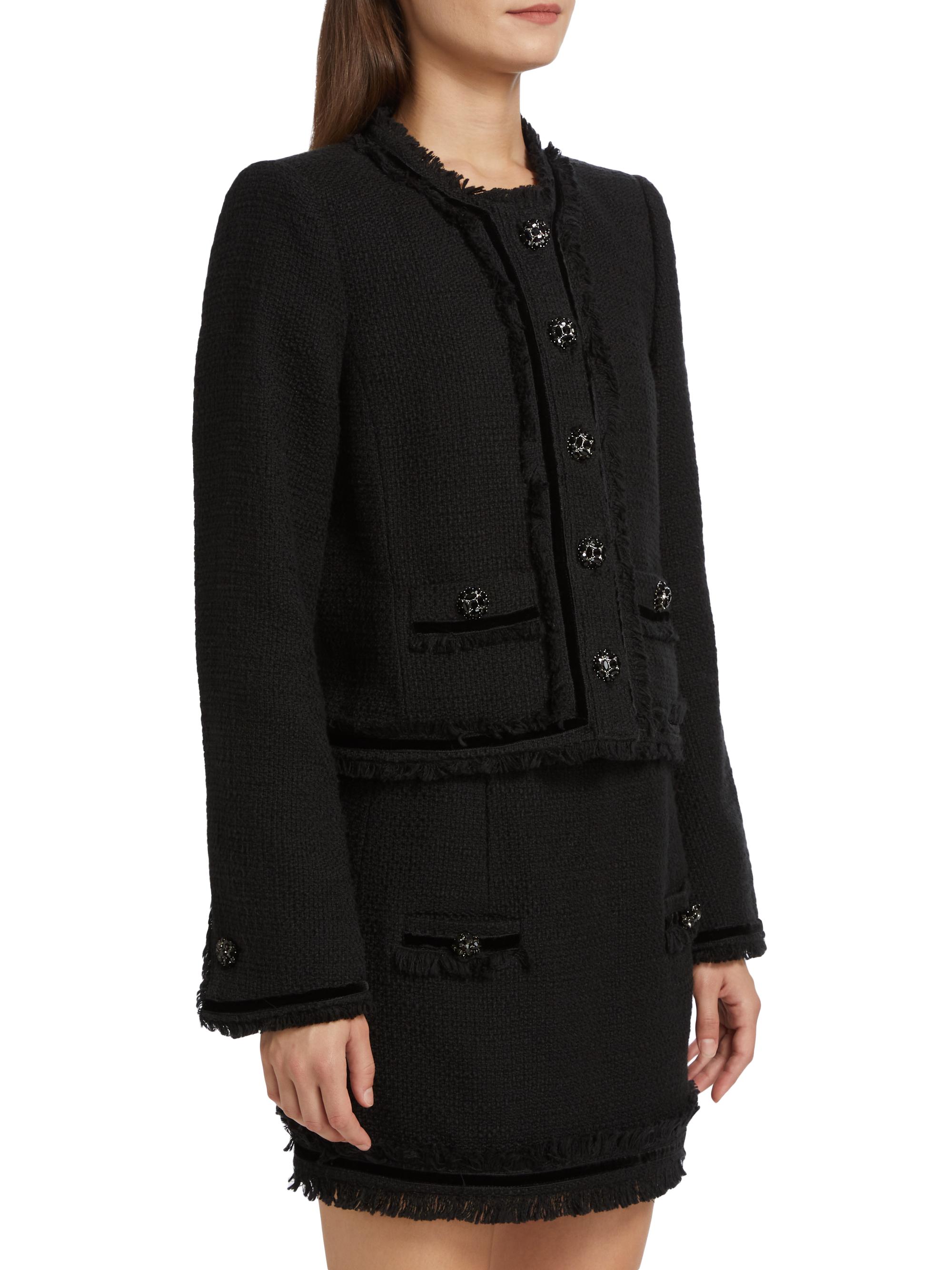 Cinq à Sept Christie Cotton Tweed Jacket | Saks Fifth Avenue