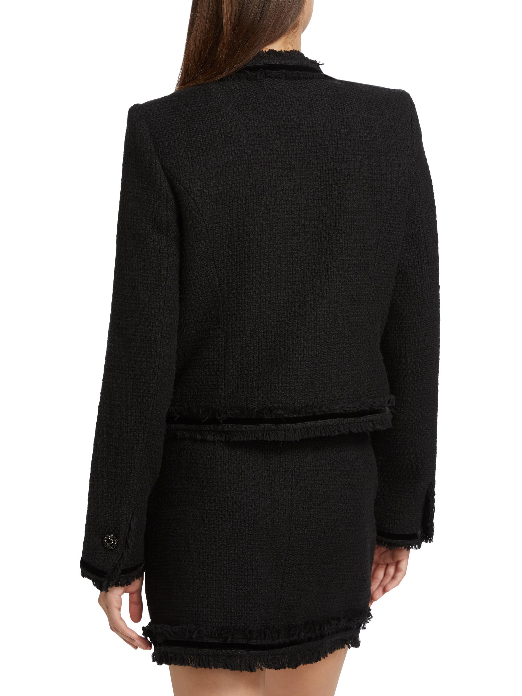 THETOÉ Fifth Avenue tweed jacket Cinq à Sept Christie Cotton Tweed Jacket | Saks Fifth Avenue