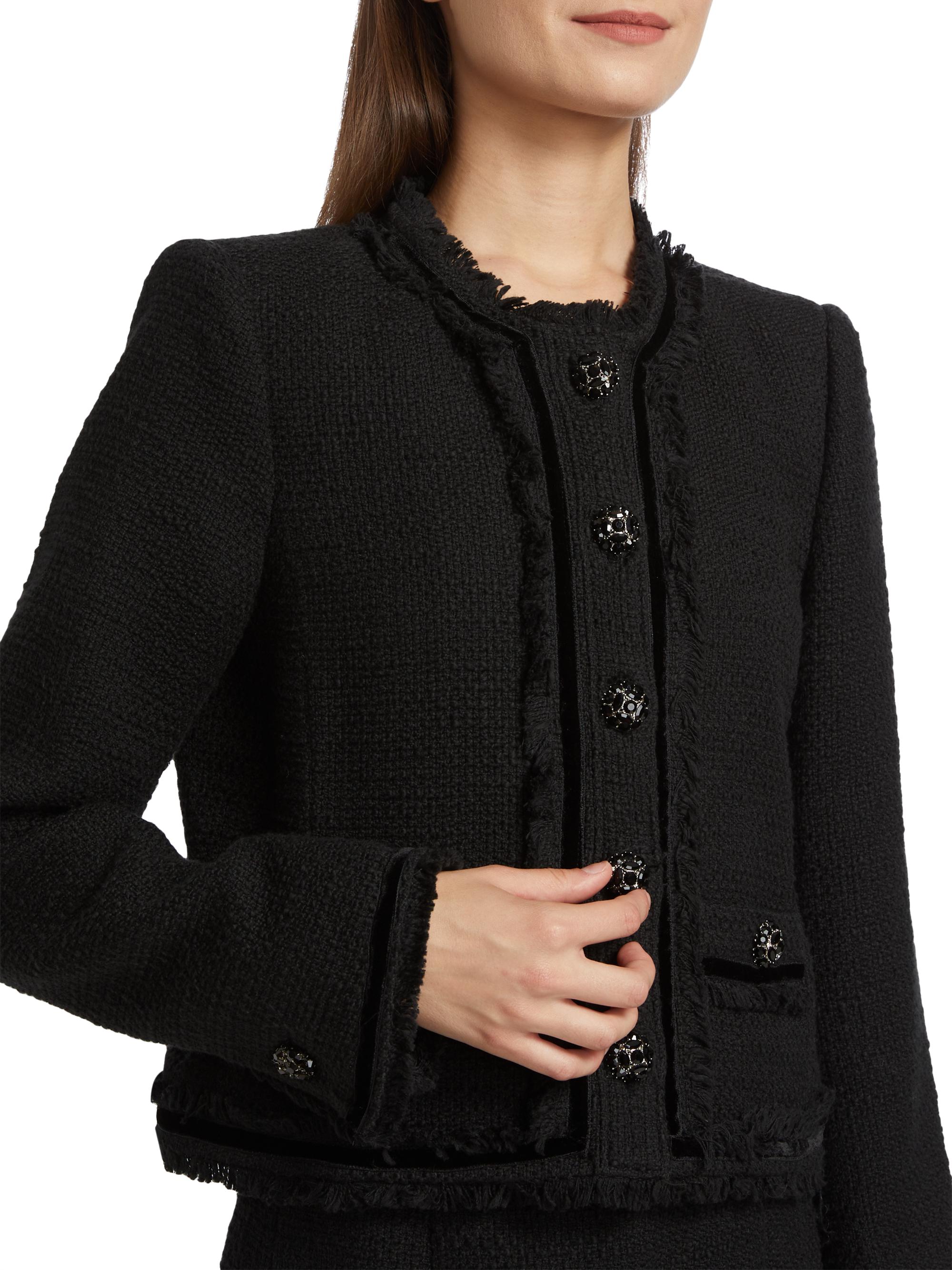 Cinq à Sept Christie Cotton Tweed Jacket | Saks Fifth Avenue