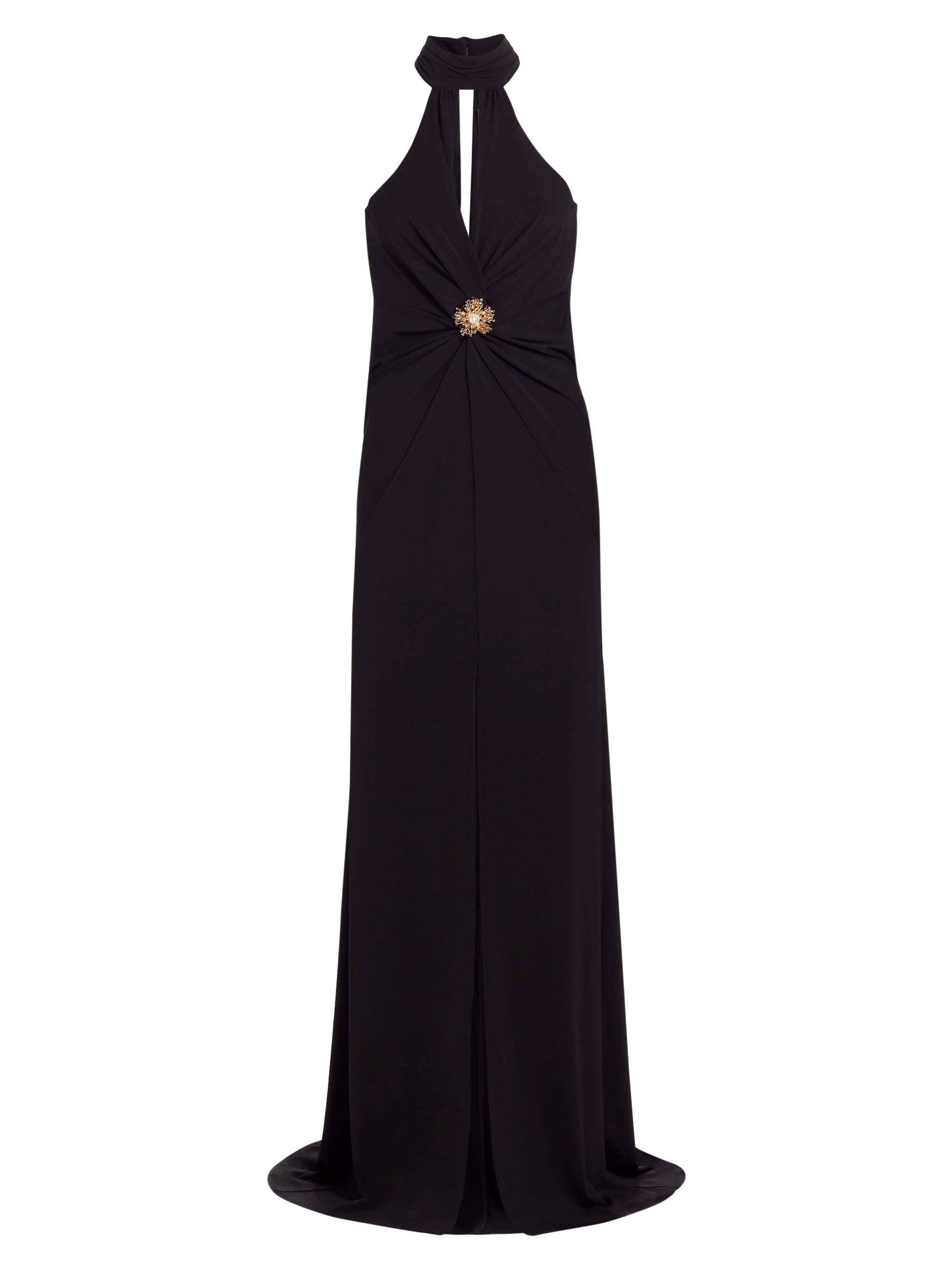 Cinq à Sept Alexandra Turtleneck Halter Gown | Saks Fifth Avenue